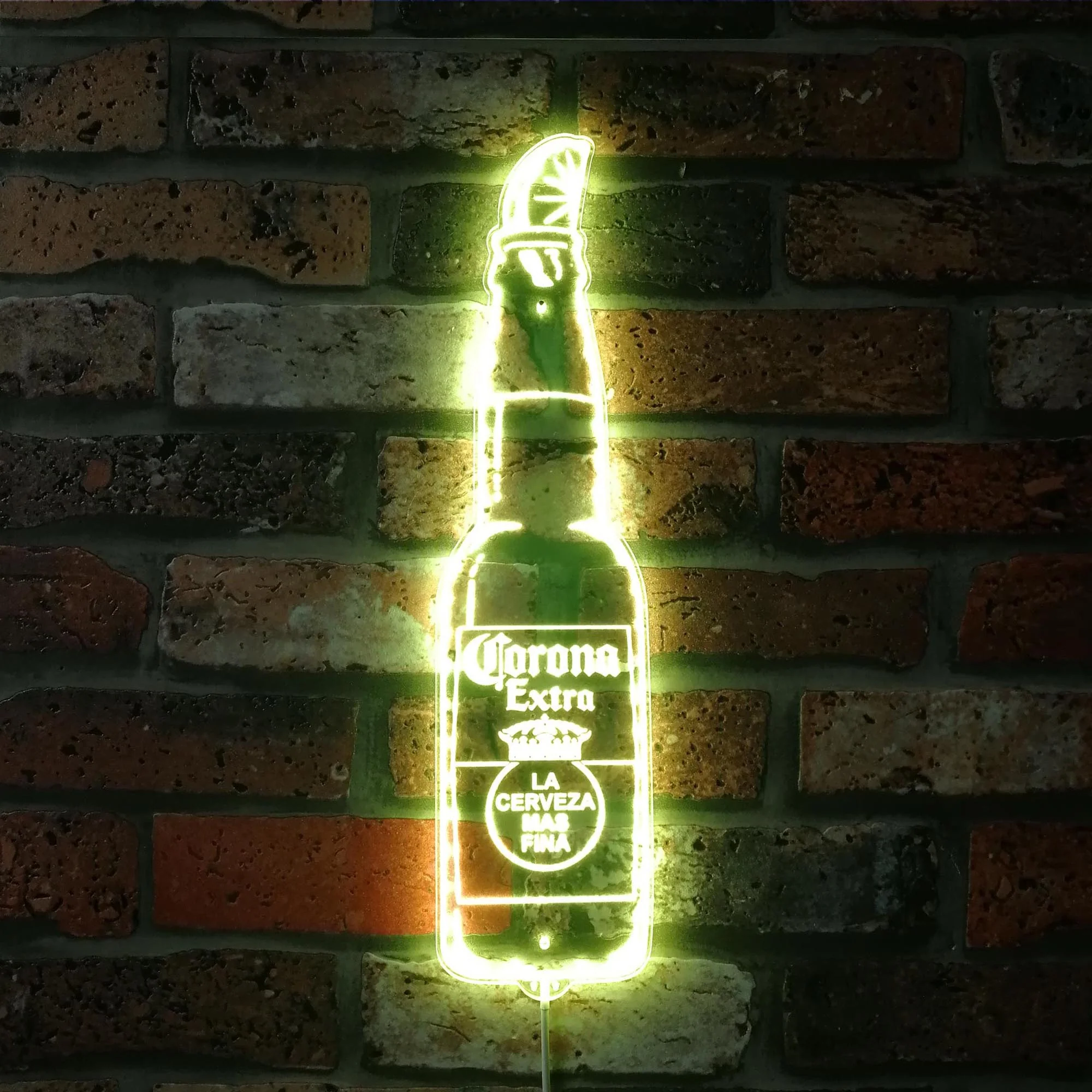 Corona Extra Neon LED Sign with Dynamic RGB Colors - Image 7