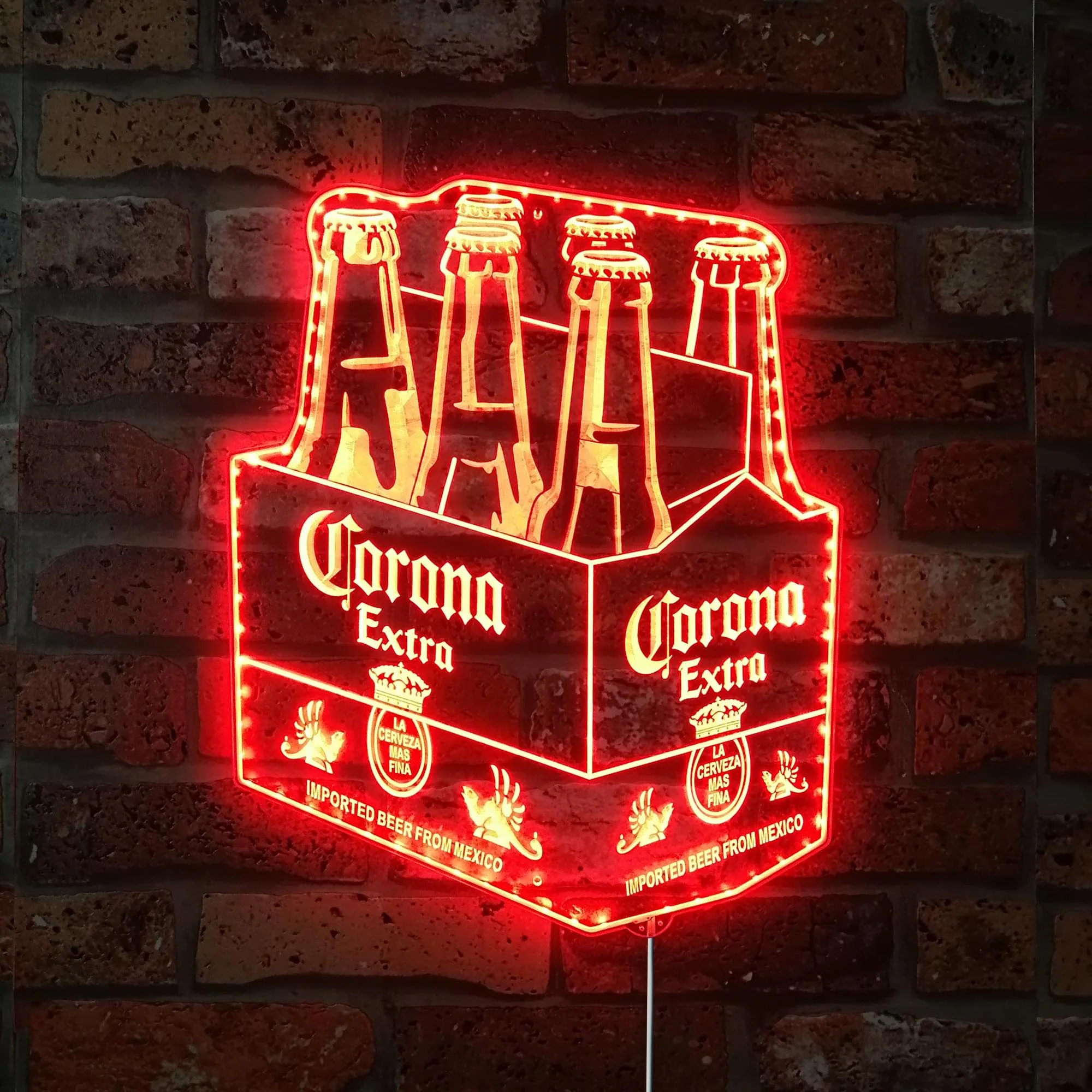 Corona Extra Neon LED Sign with Dynamic RGB Colors - Image 3