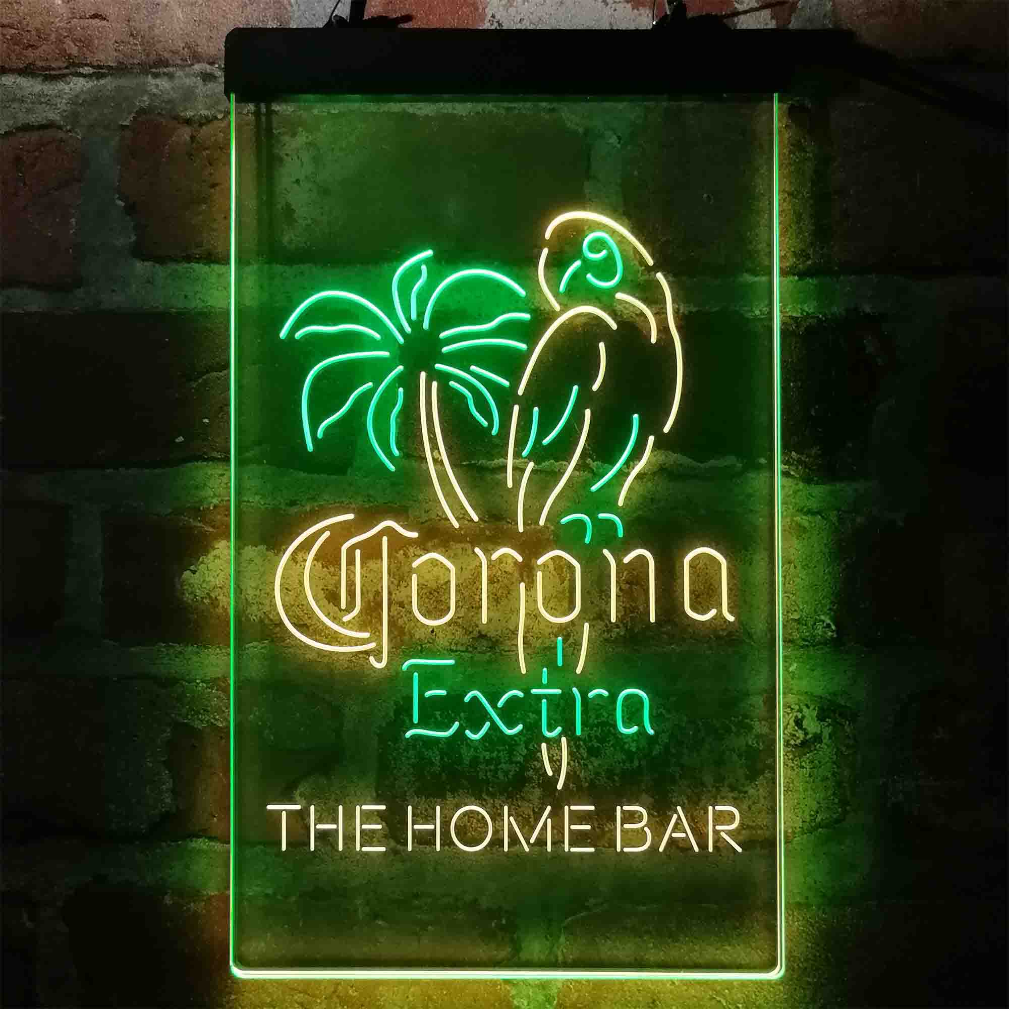 Personalized Corona Extra Parrot Bird Palm Tree Neon-Like LED Sign - Custom Wall Decor Gift - Image 12