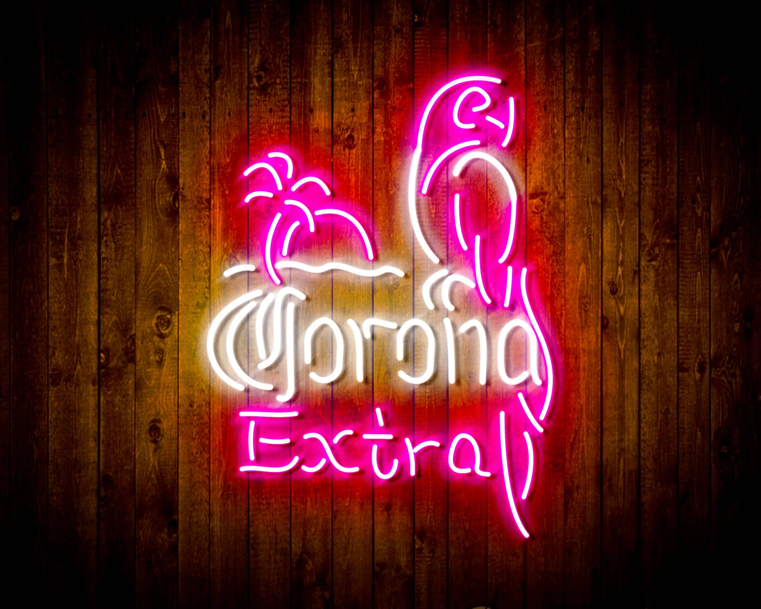 Corona Extra Parrot Handmade Neon Flex LED Sign - Image 13