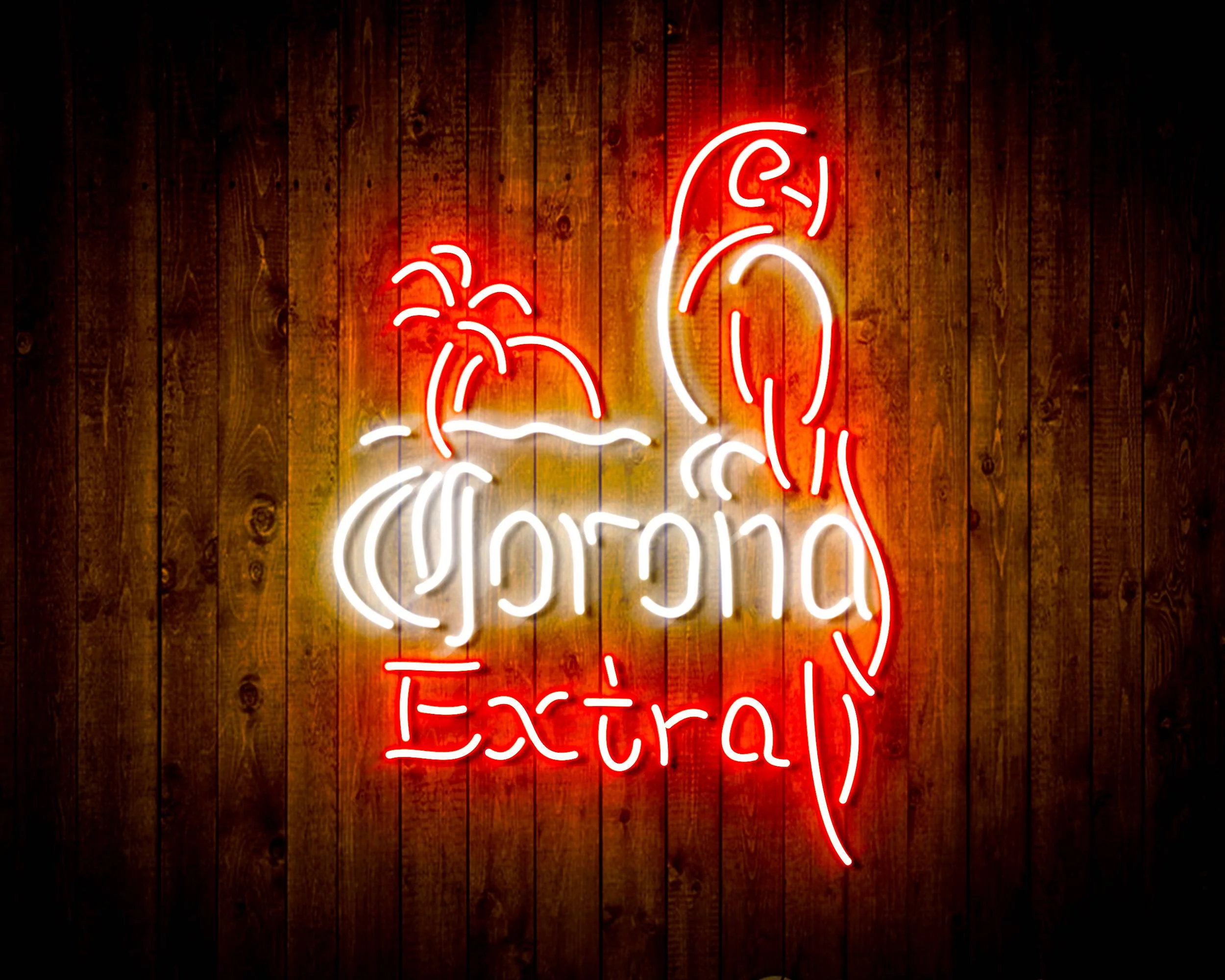 Corona Extra Parrot Handmade Neon Flex LED Sign - Image 19