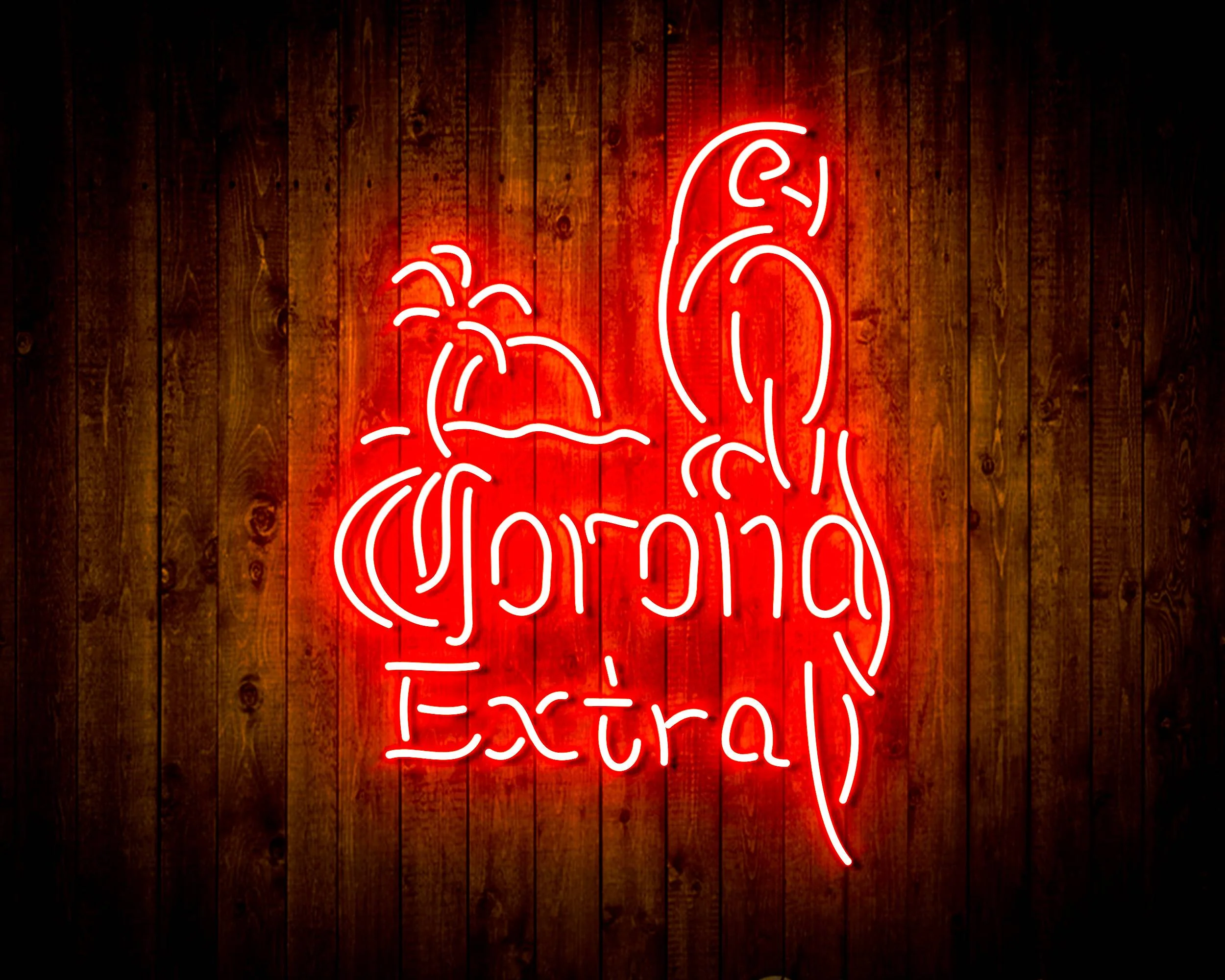 Corona Extra Parrot Handmade Neon Flex LED Sign - Image 25