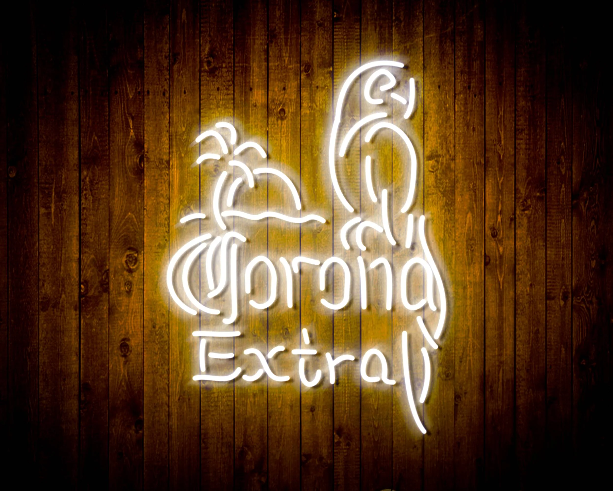 Corona Extra Parrot Handmade Neon Flex LED Sign - Image 29