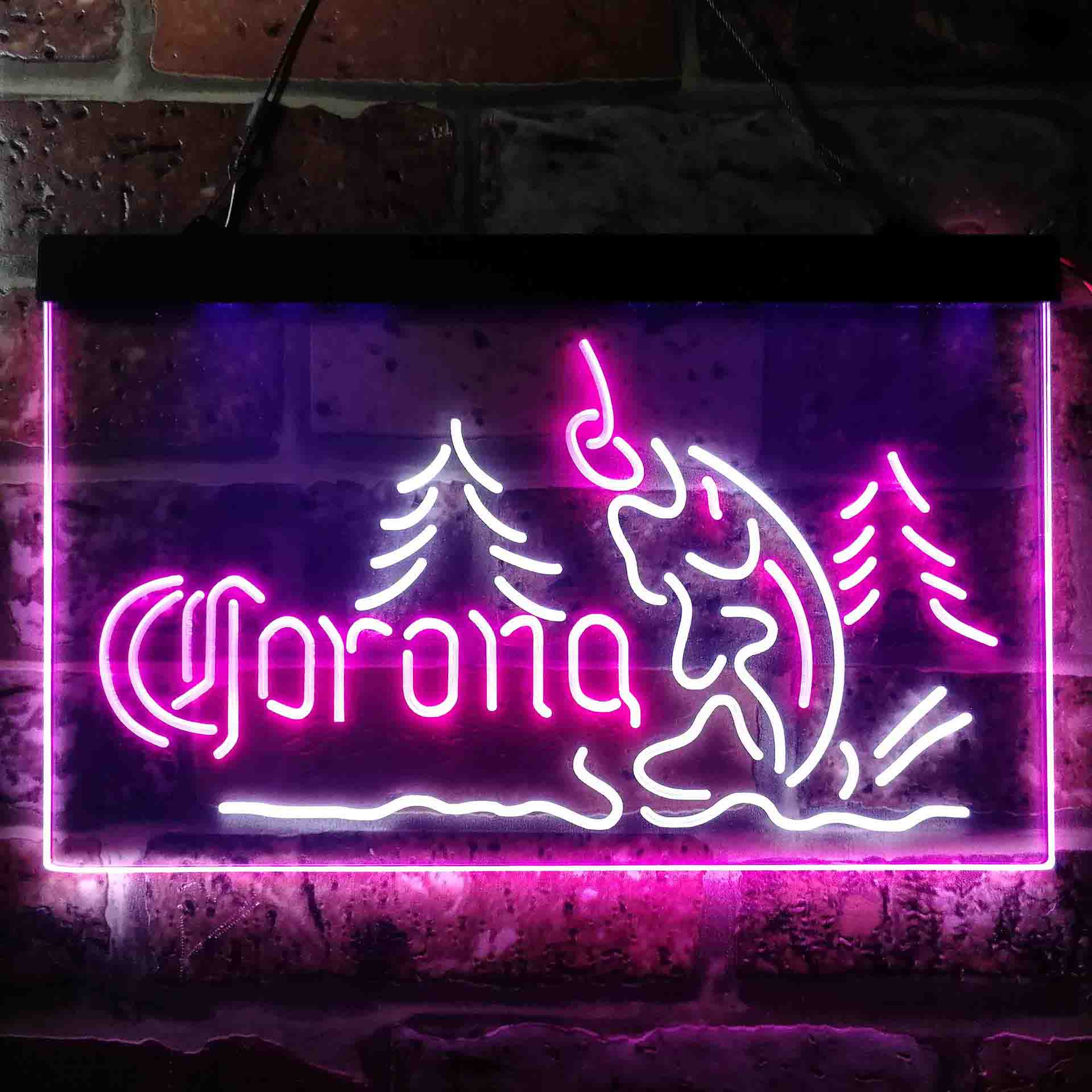 Corona Fishing Cabin Lakehouse Neon LED Sign - Image 3