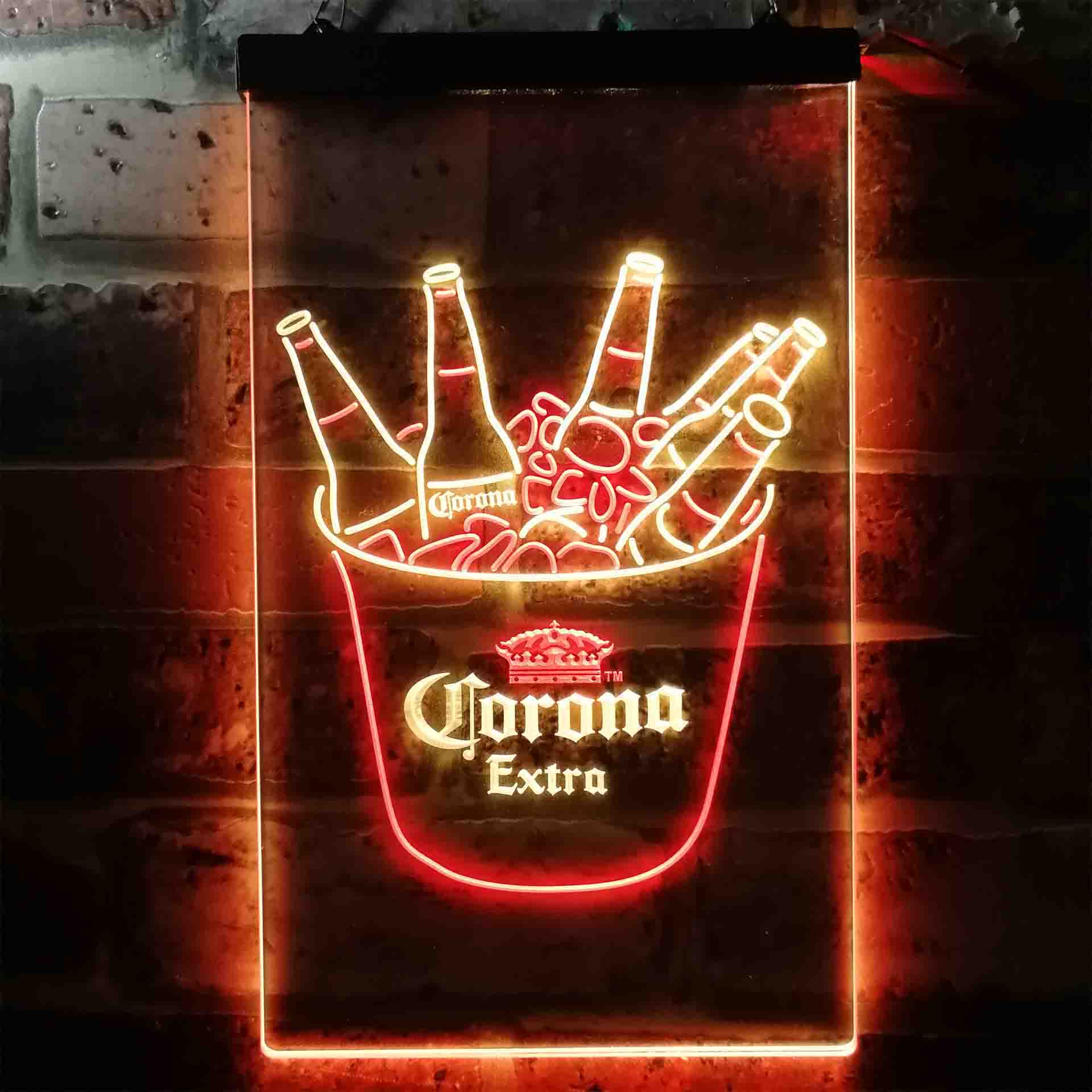 Corona Ice Bucket Beer Neon-Like LED Sign - Image 13