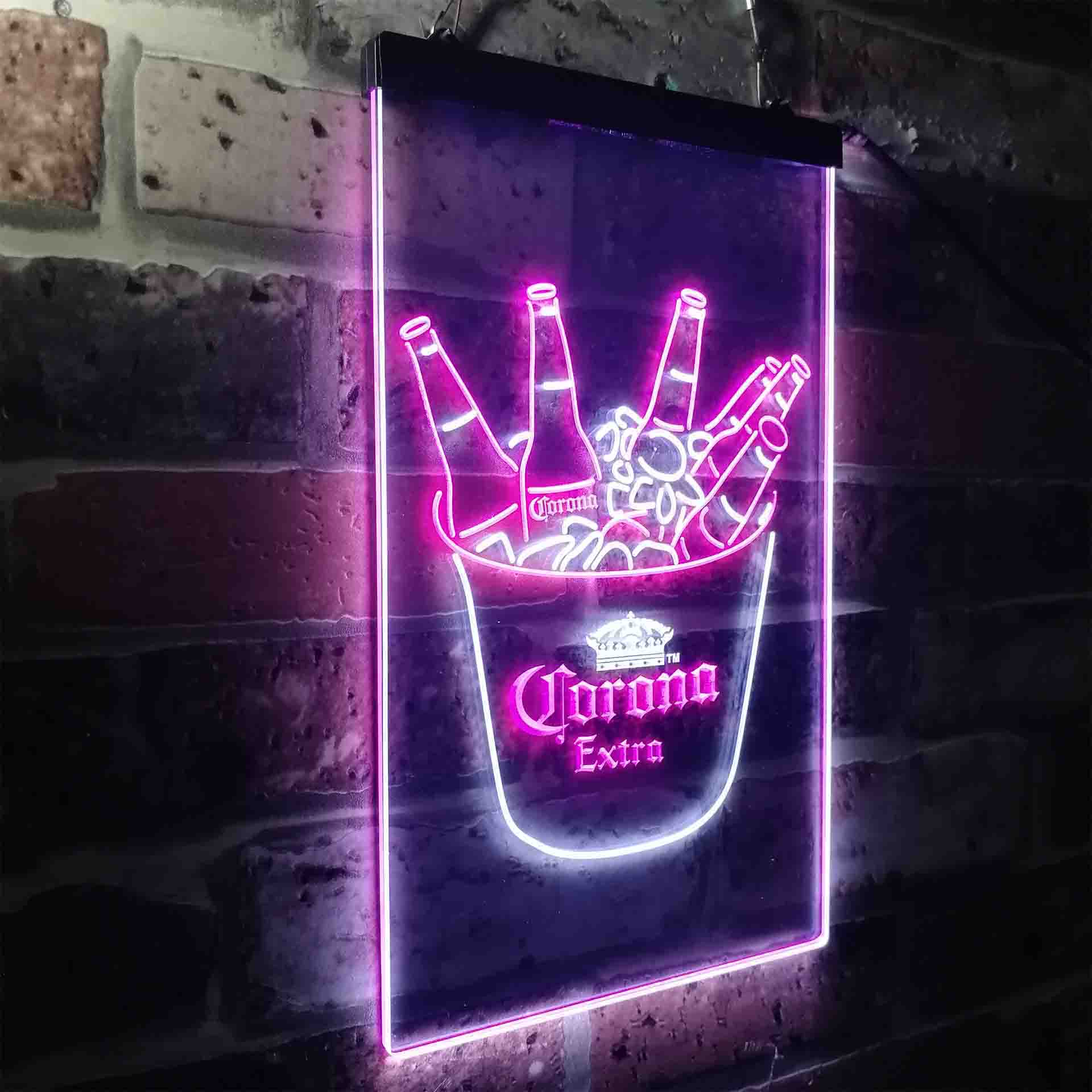 Corona Ice Bucket Beer Neon-Like LED Sign - Image 21