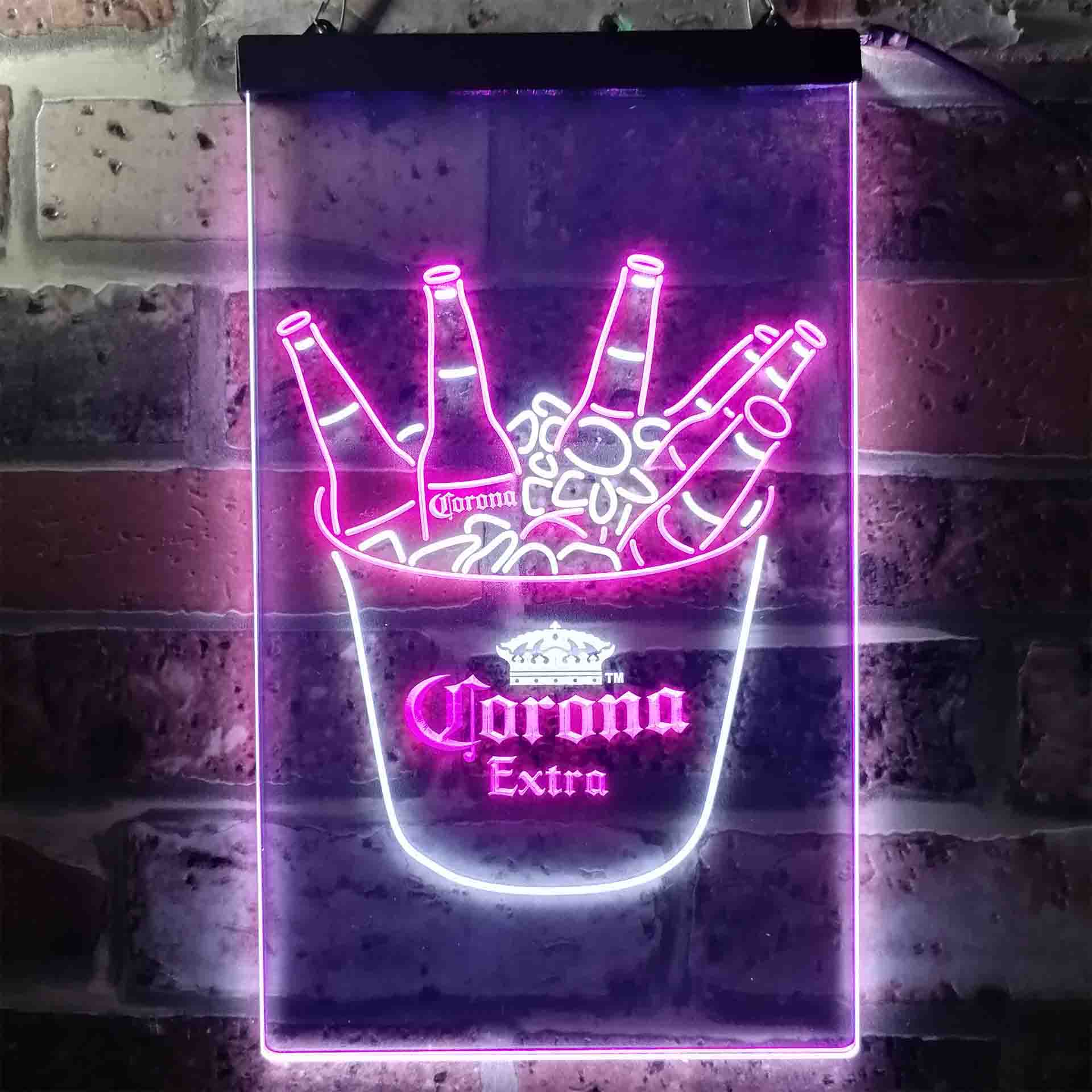 Corona Ice Bucket Beer Neon-Like LED Sign - Image 8