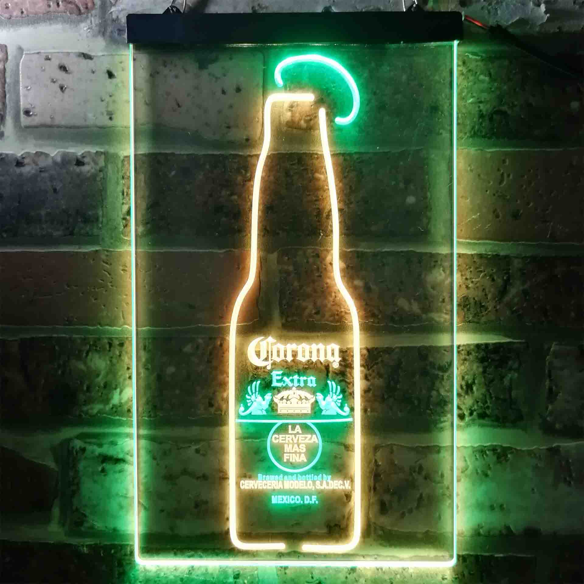 Corona Lime Lemon Bottle Home Bar Neon Light LED Sign - Image 11