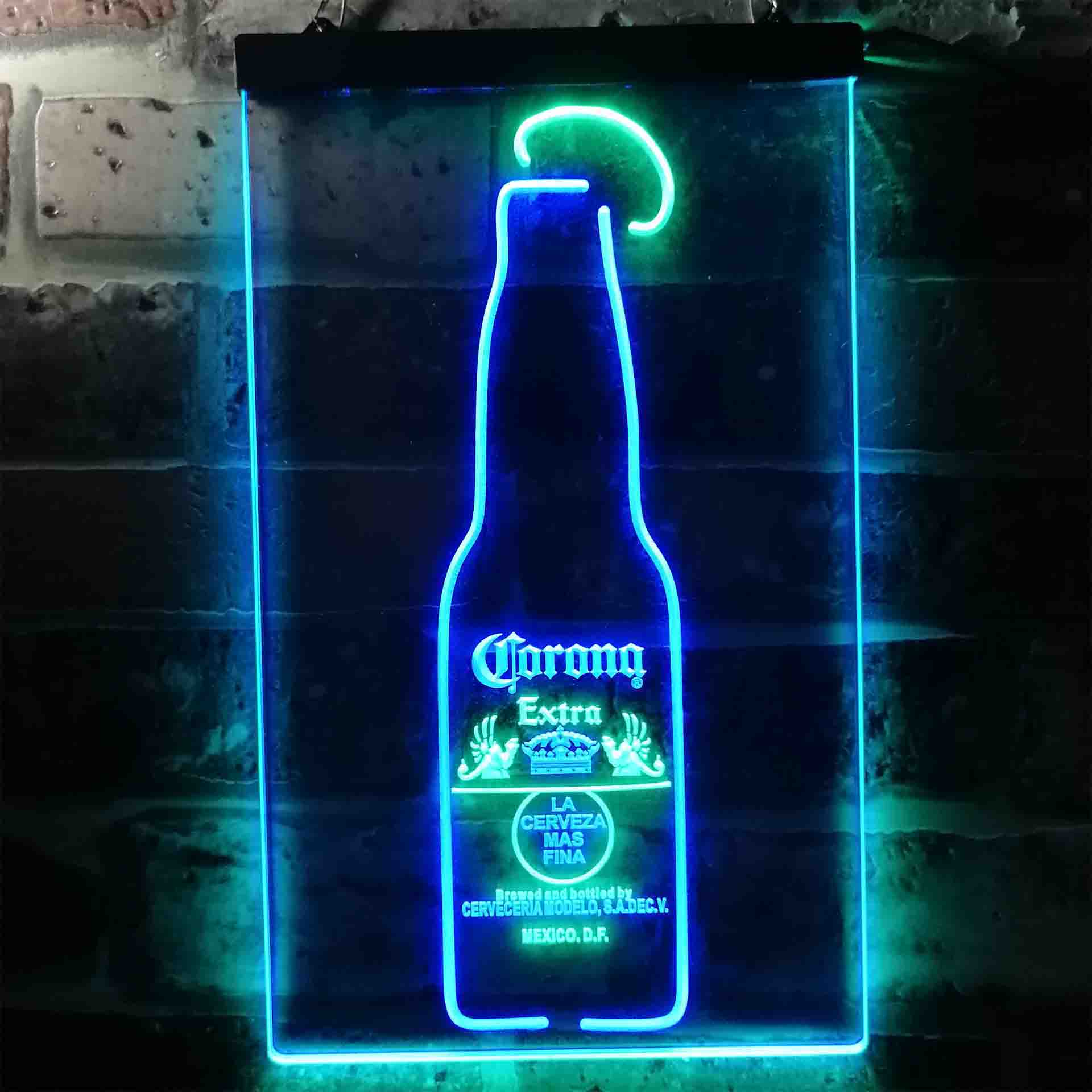 Corona Lime Lemon Bottle Home Bar Neon Light LED Sign - Image 3