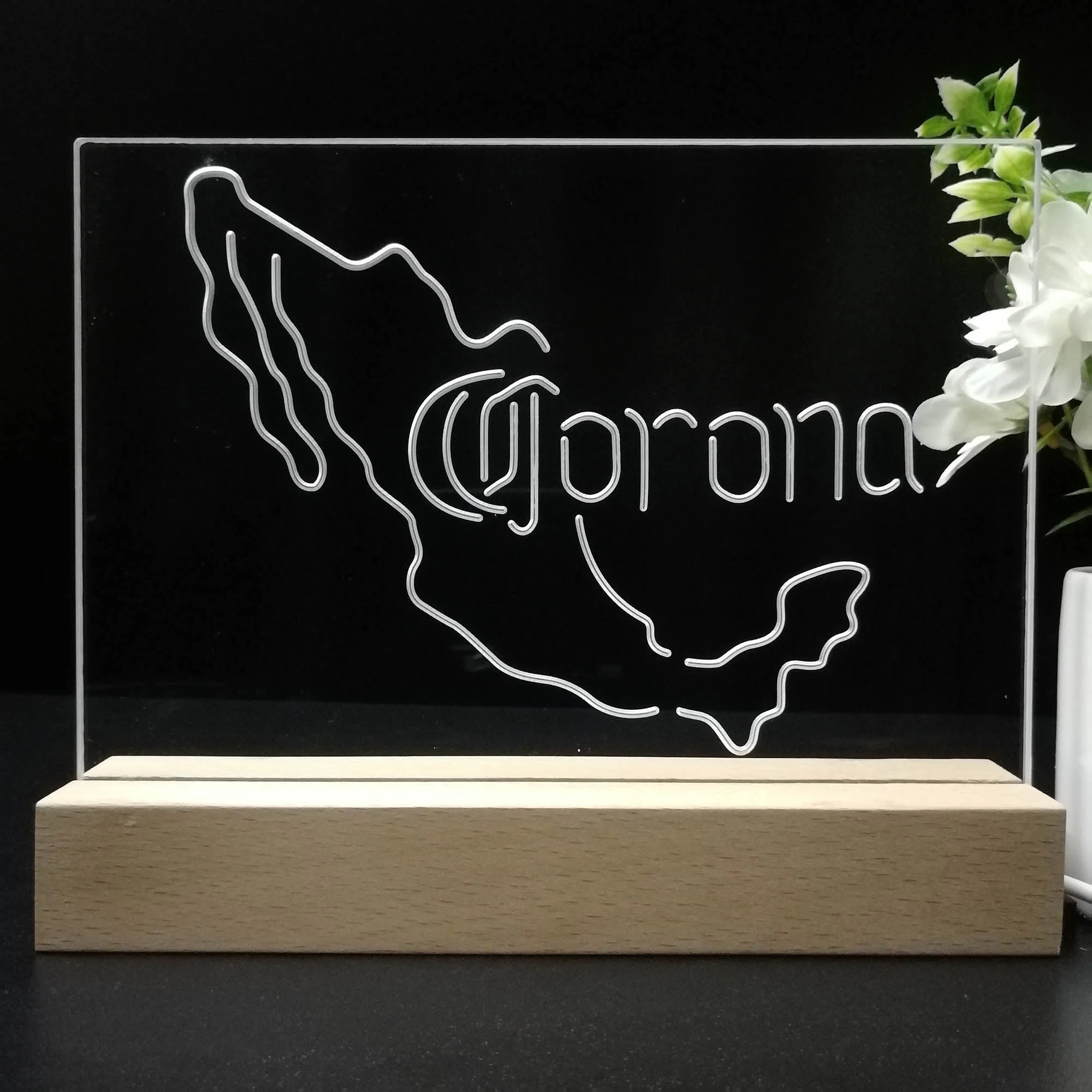 Corona Mexico Cerveza Neon Sign Pub Bar Lamp - Image 8