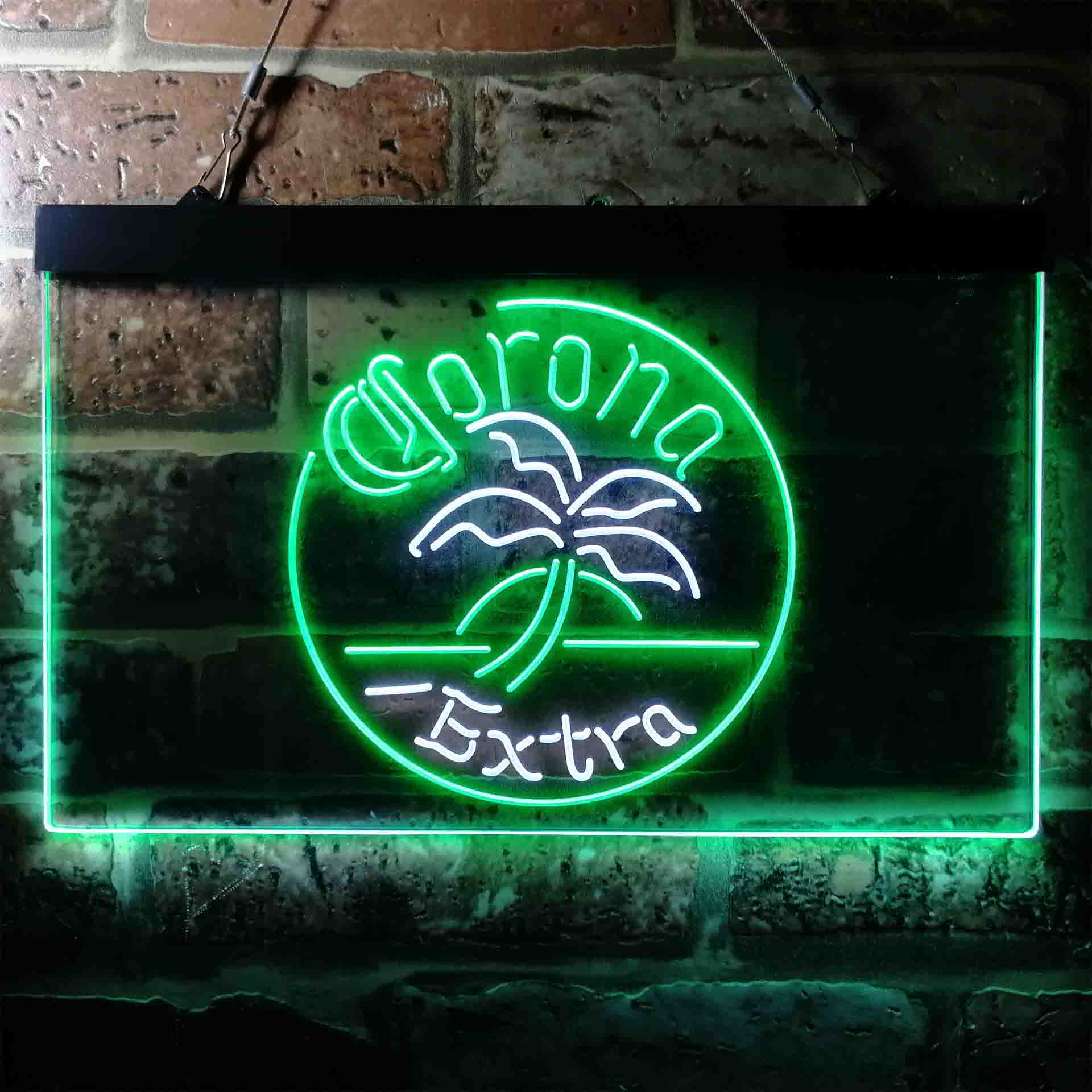 Corona Palm Tree Island Circle Neon-Like LED Sign - Image 10