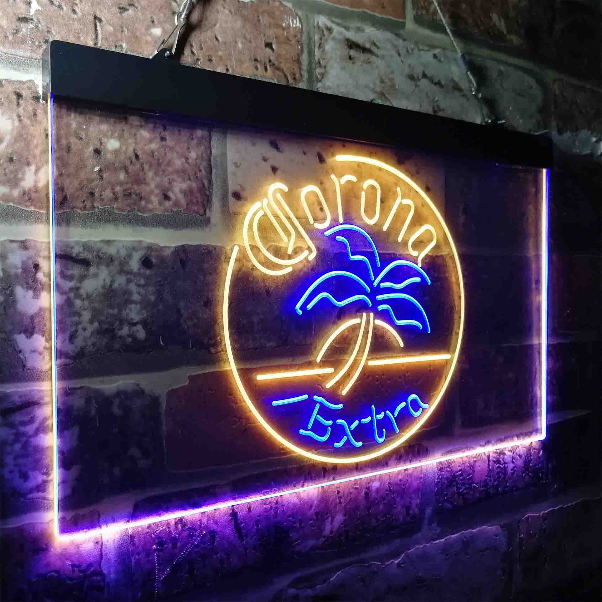 Corona Palm Tree Island Circle Neon-Like LED Sign - Image 16