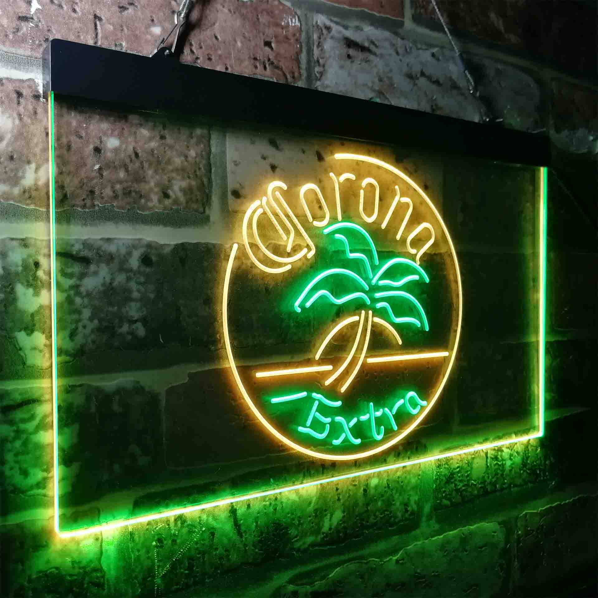 Corona Palm Tree Island Circle Neon-Like LED Sign - Image 17