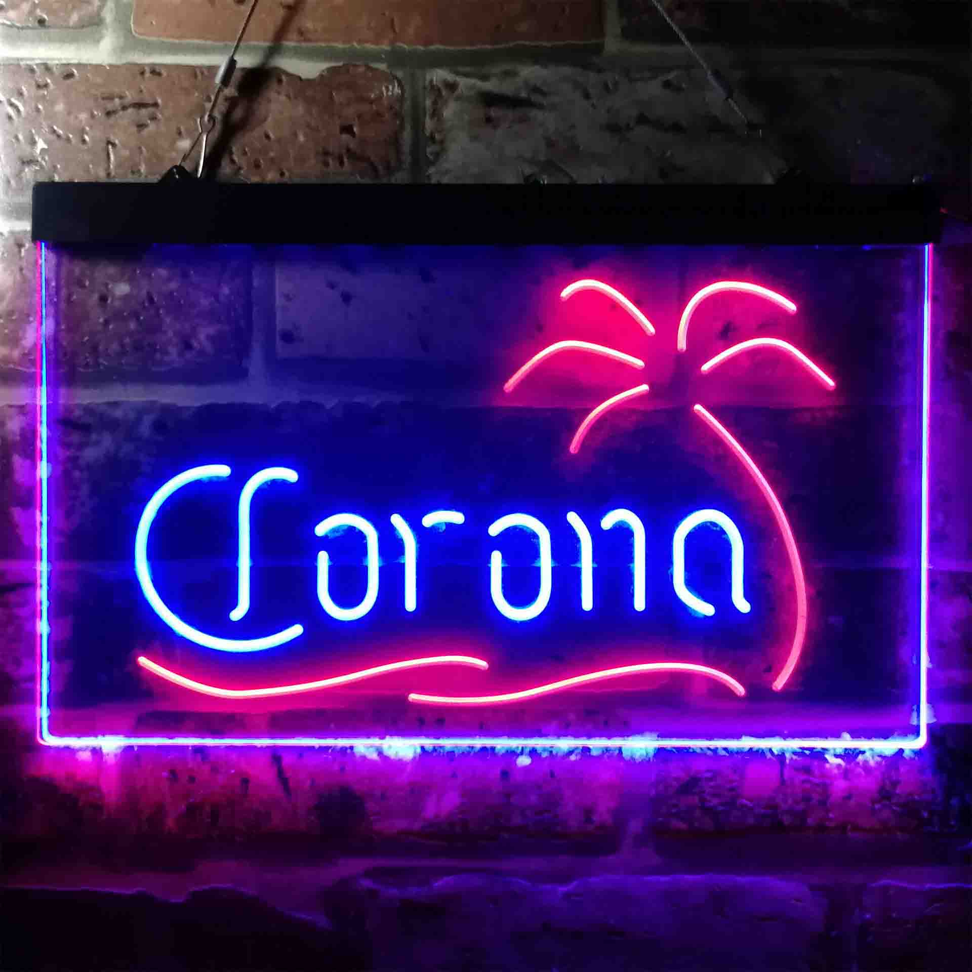 Corona Palm Tree Island Neon-Like LED Sign - Image 9