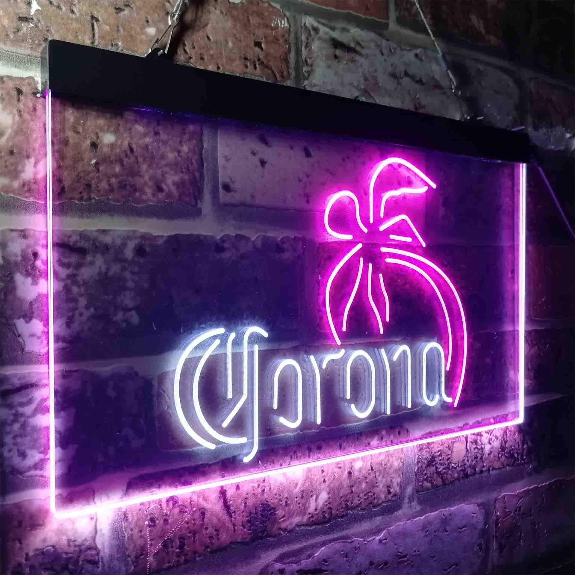 Corona Palm Tree Island Simple Neon-Like LED Sign - Image 14