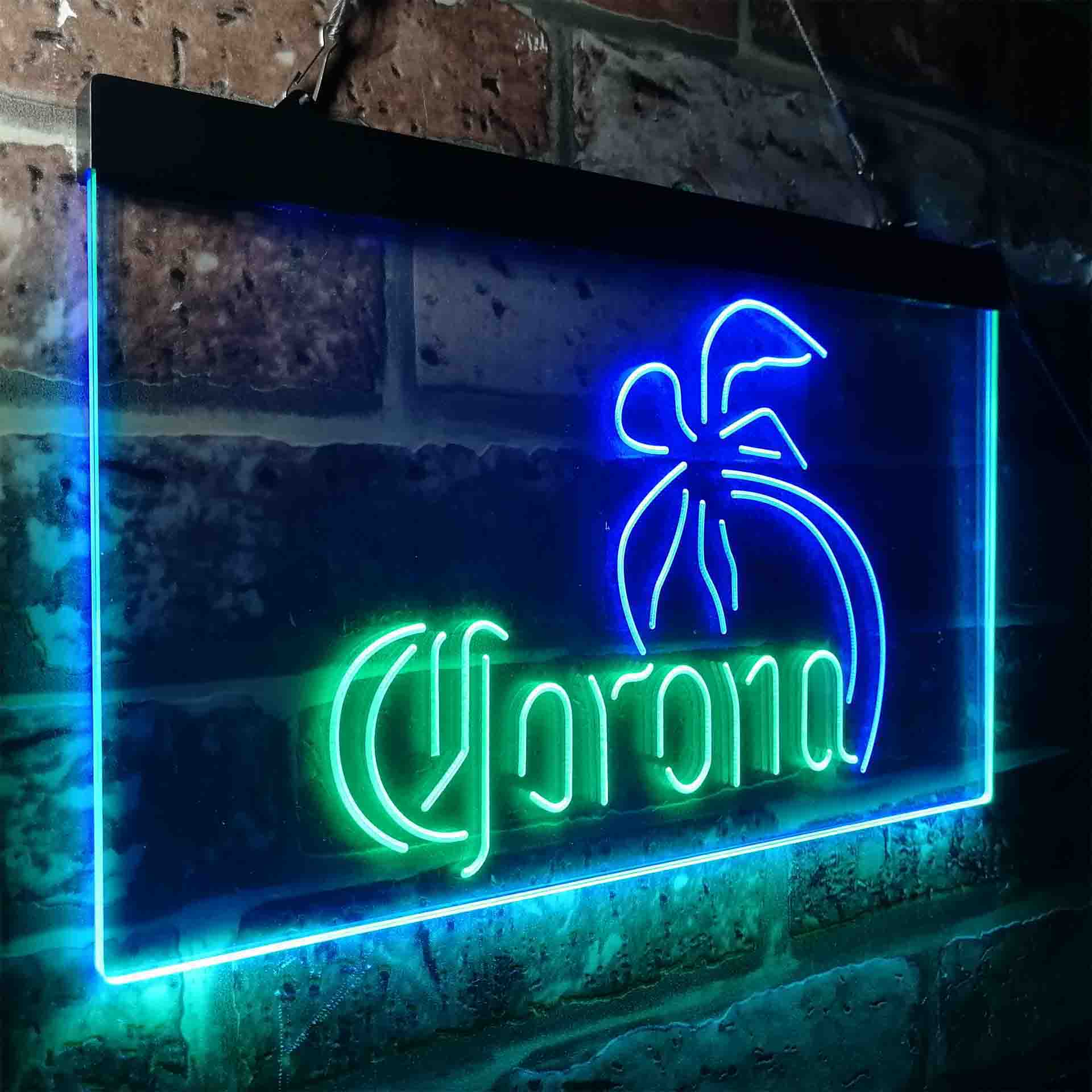 Corona Palm Tree Island Simple Neon-Like LED Sign - Image 24