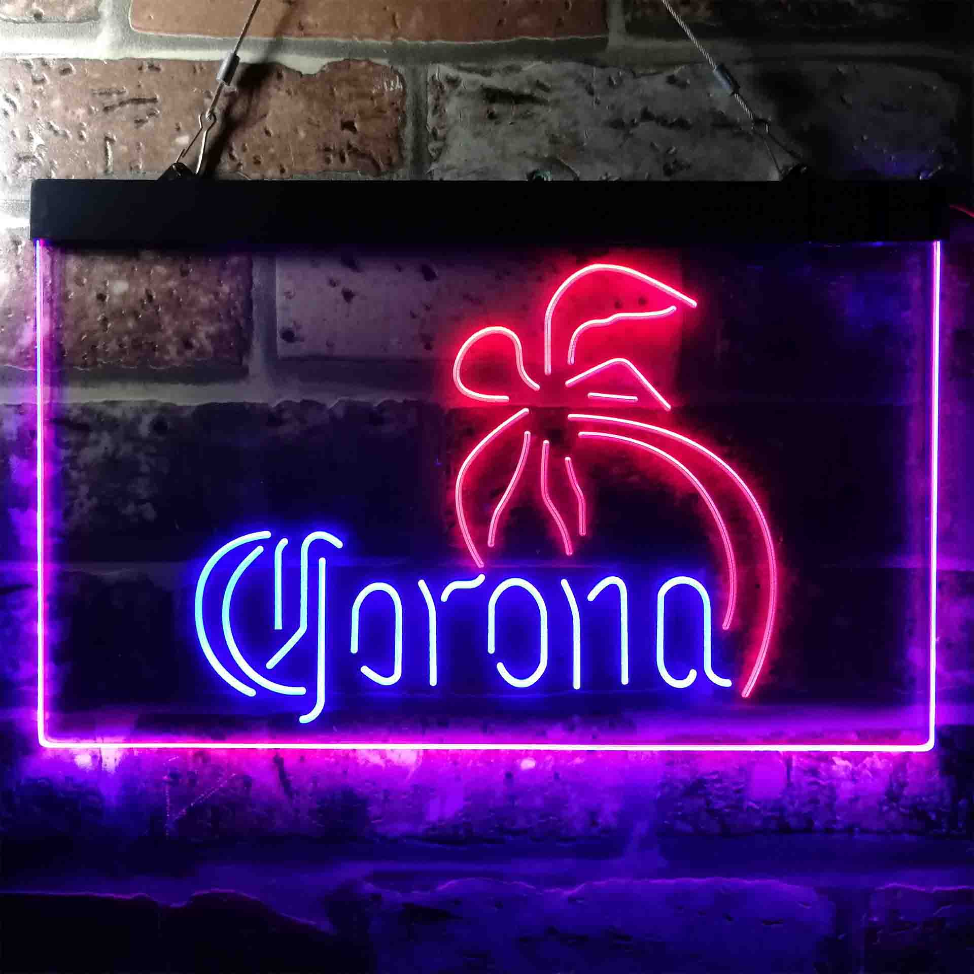 Corona Palm Tree Island Simple Neon-Like LED Sign - Image 7