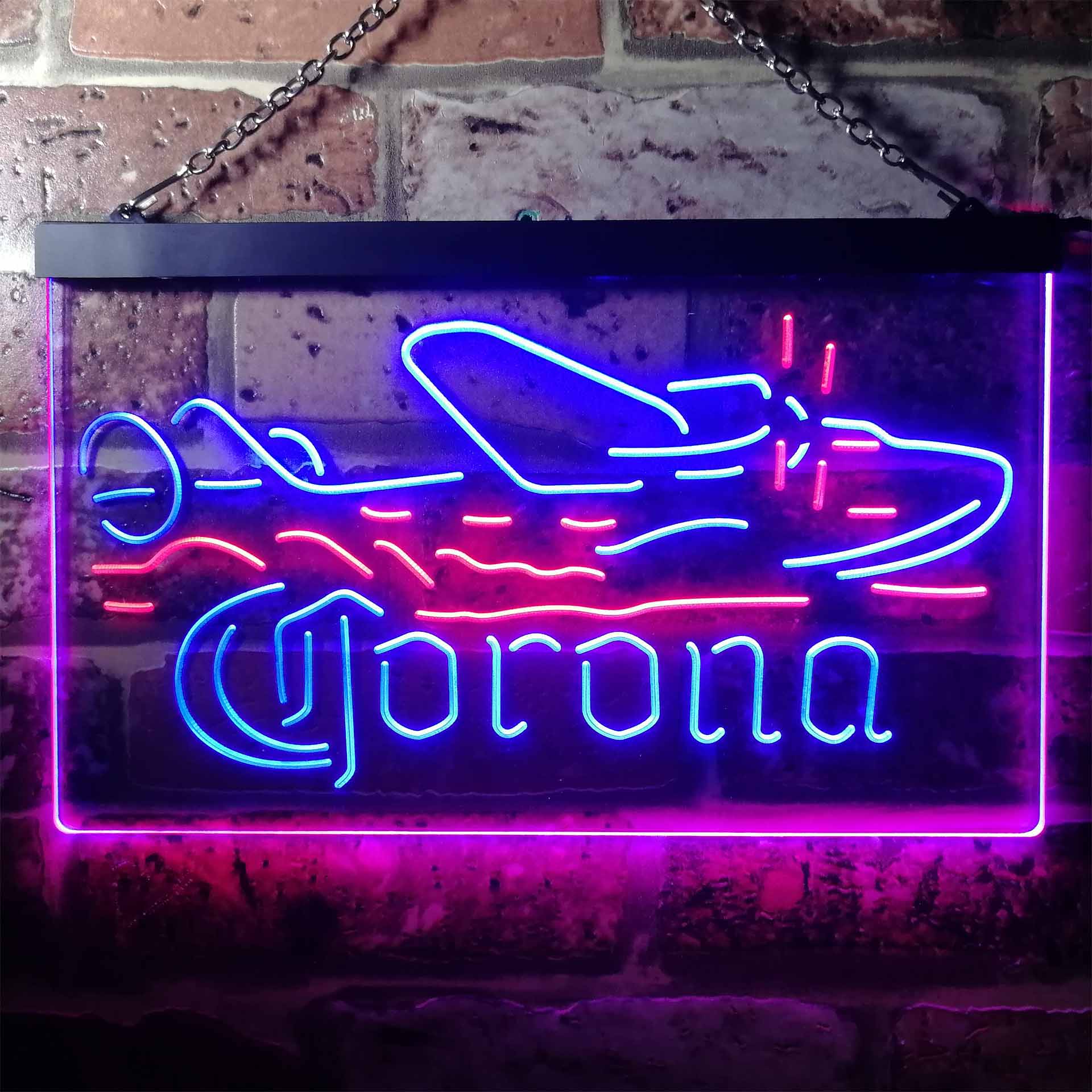 Corona Seaplane Hydroplane Neon-Like LED Sign - Image 8