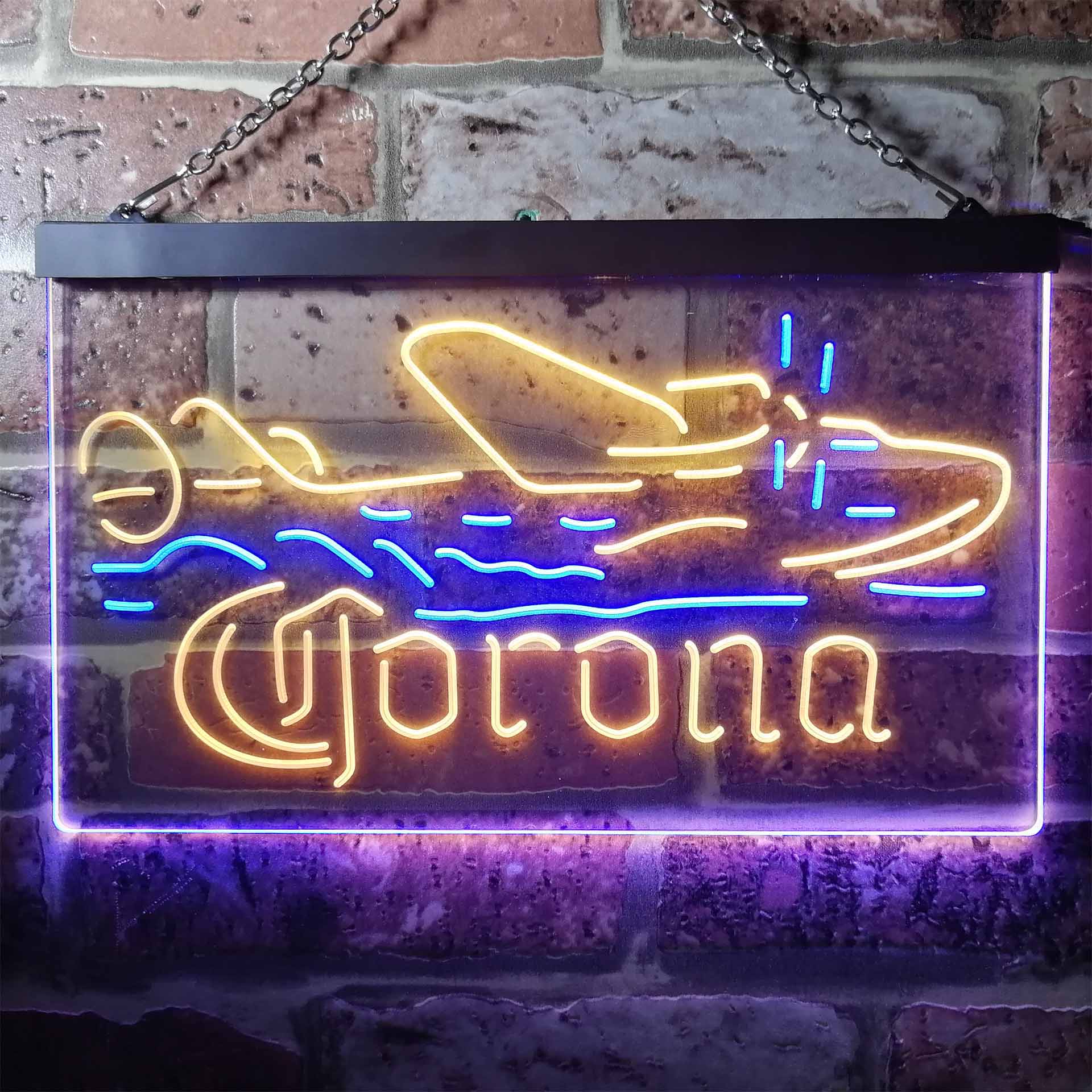 Corona Seaplane Hydroplane Neon-Like LED Sign - Image 9