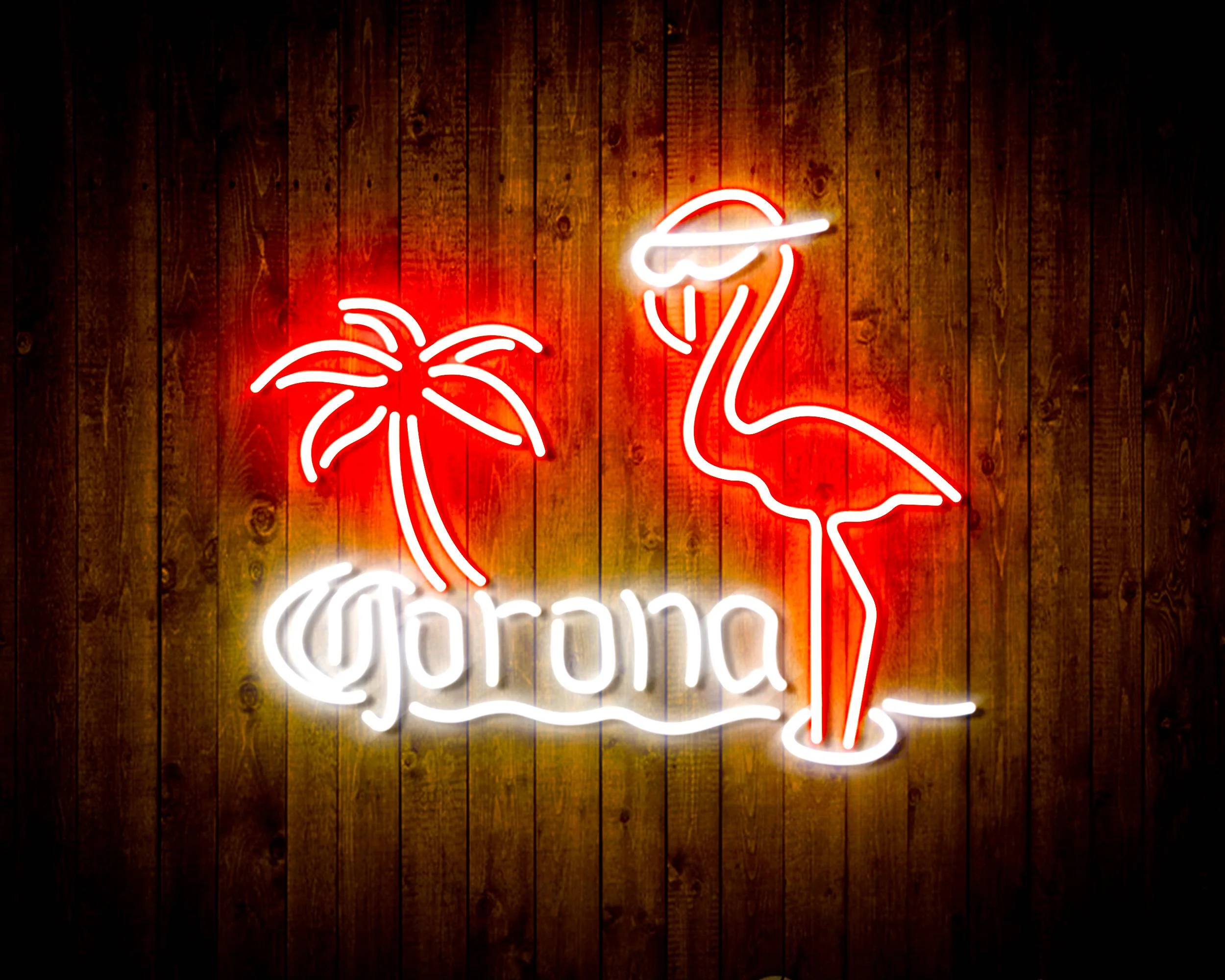 Corona Beer Flammingo Handmade Neon Flex LED Sign - Image 19