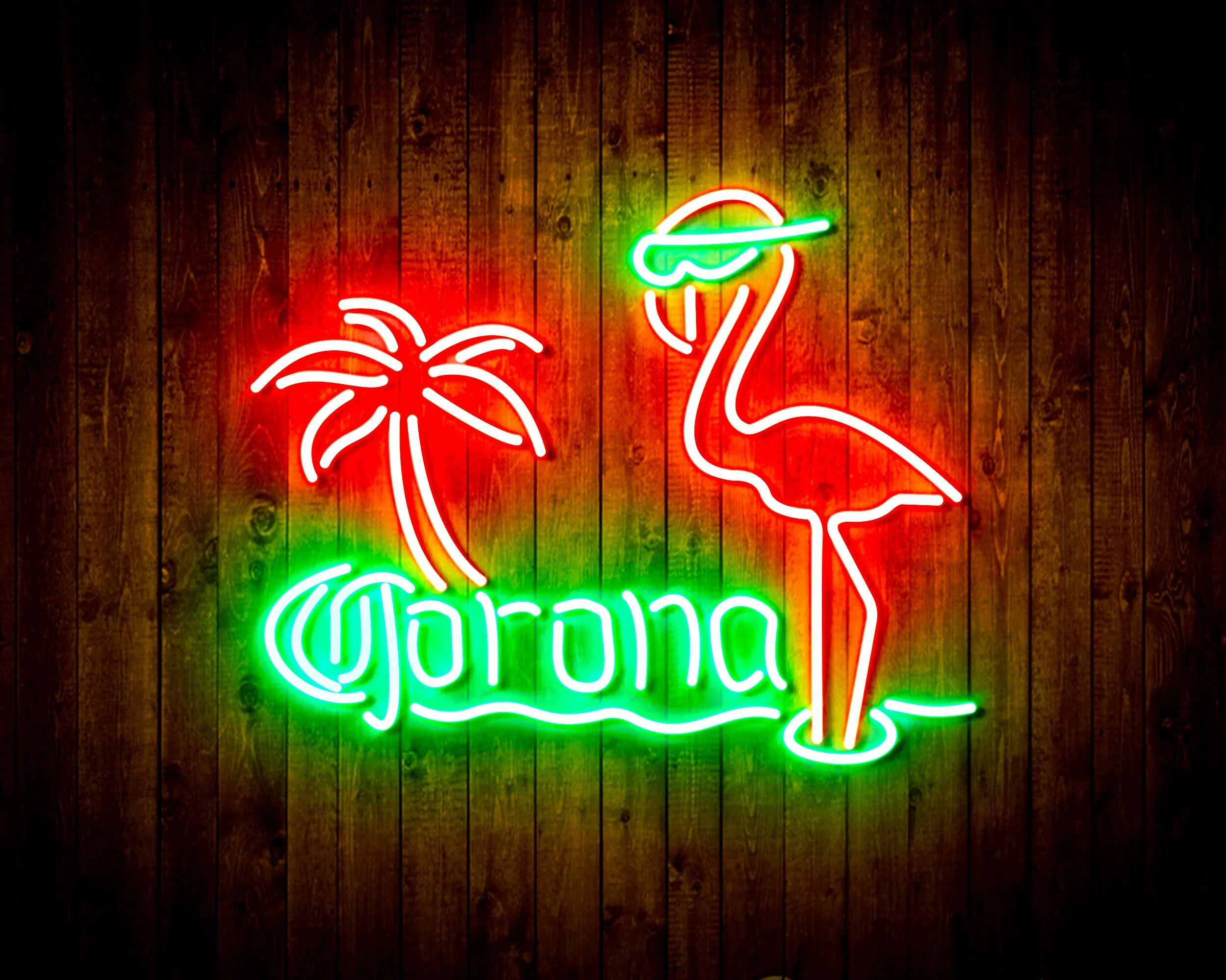 Corona Beer Flammingo Handmade Neon Flex LED Sign - Image 21