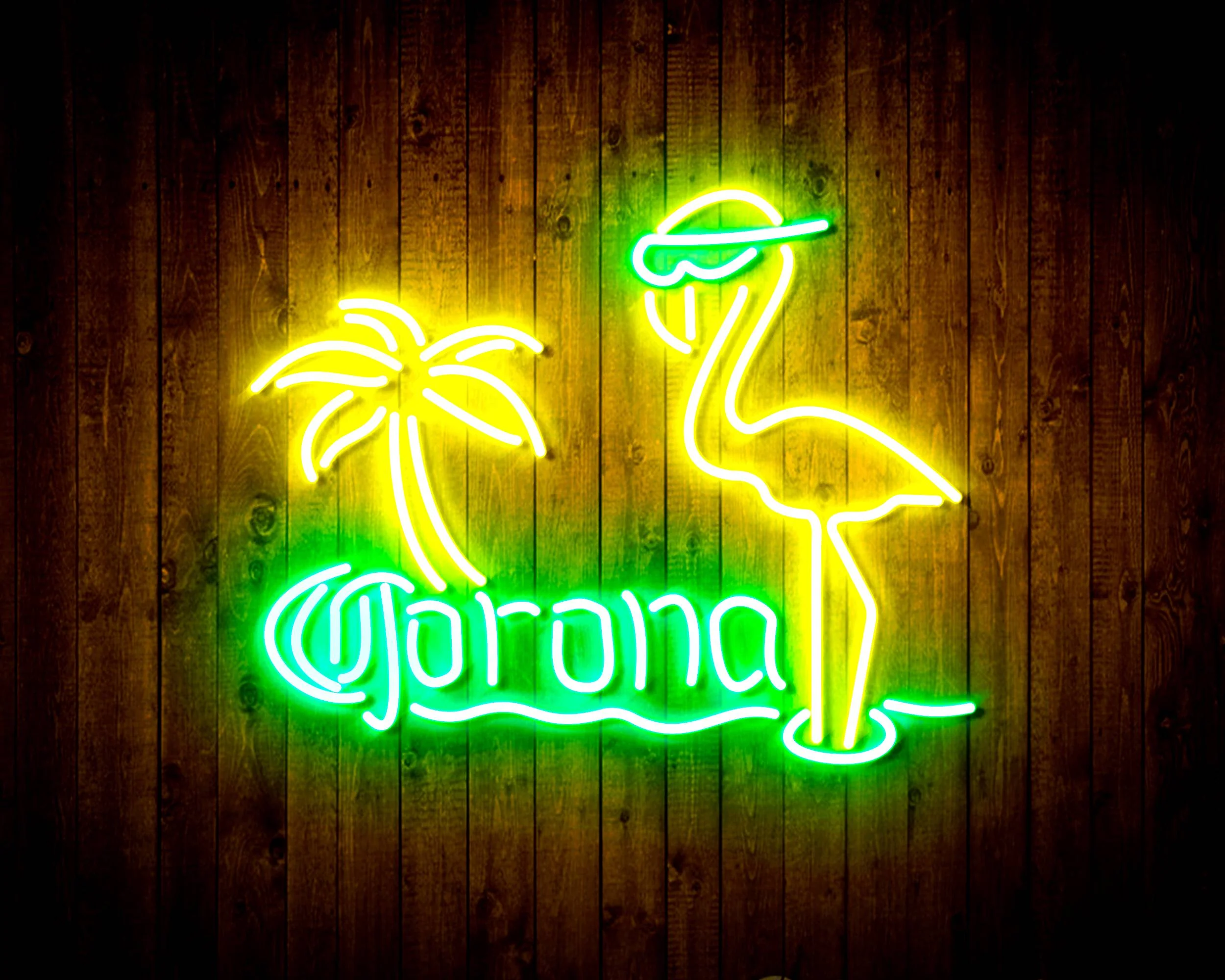 Corona Beer Flammingo Handmade Neon Flex LED Sign - Image 22