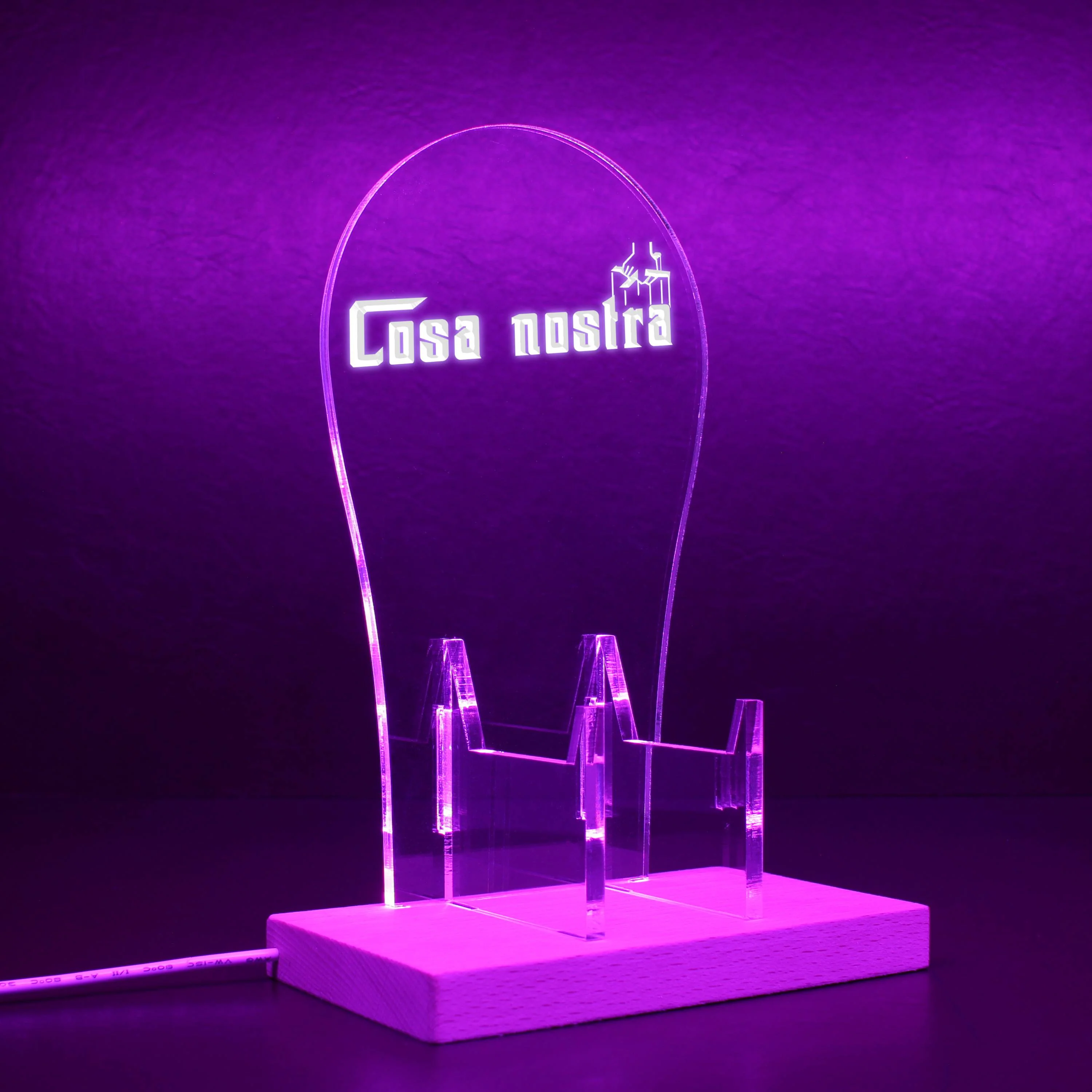 Cosa Nostra RGB LED Gaming Headset Controller Stand - Image 2