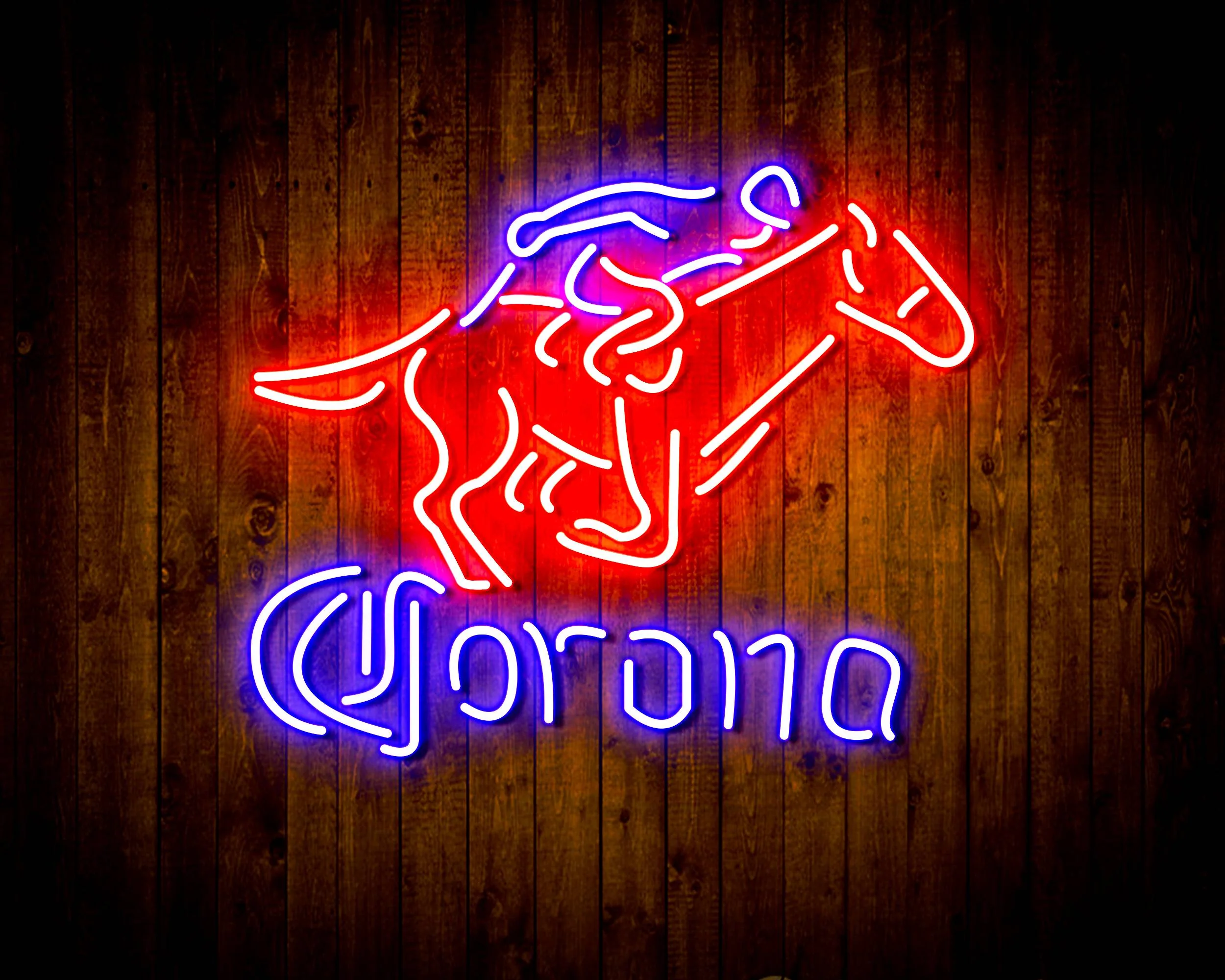 Corona Racing Horse Handmade Neon Flex LED Sign - Image 10