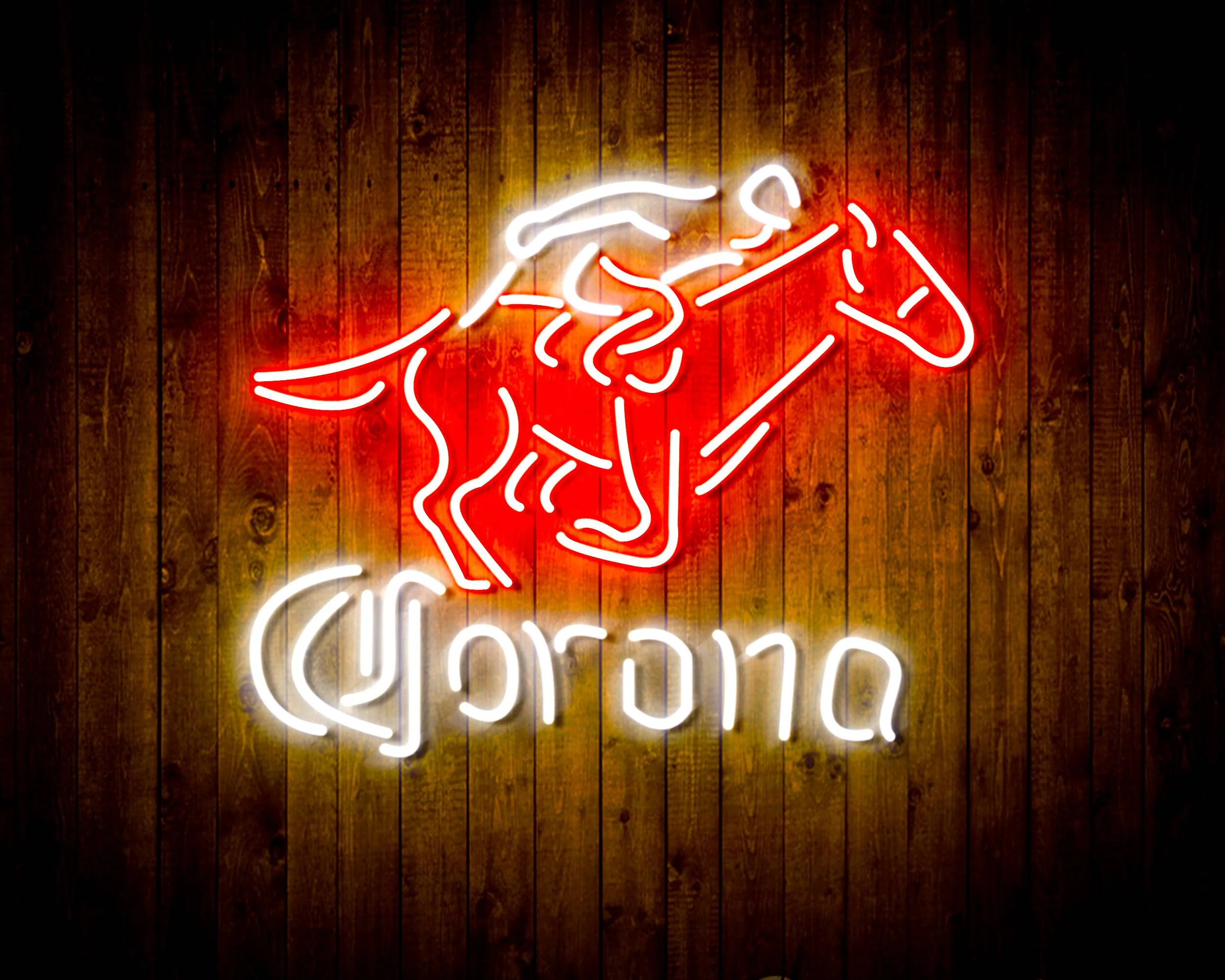 Corona Racing Horse Handmade Neon Flex LED Sign - Image 19