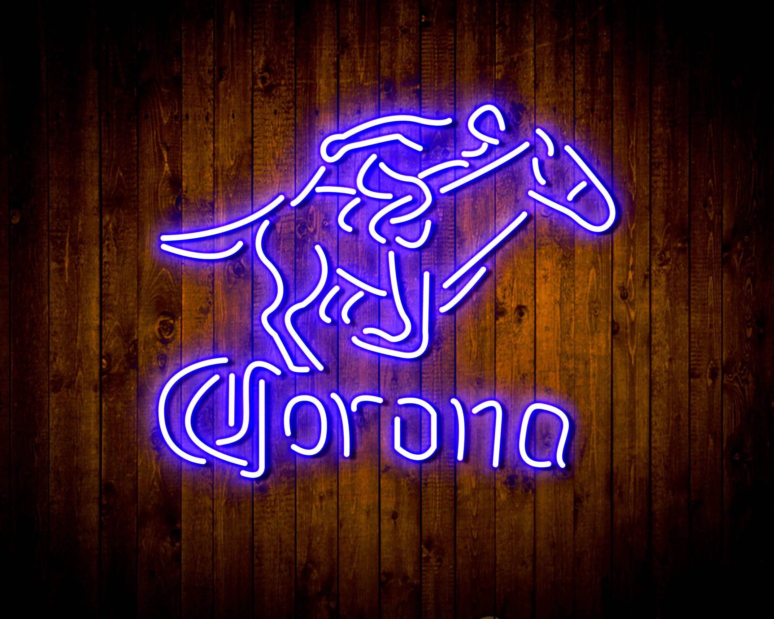 Corona Racing Horse Handmade Neon Flex LED Sign - Image 24