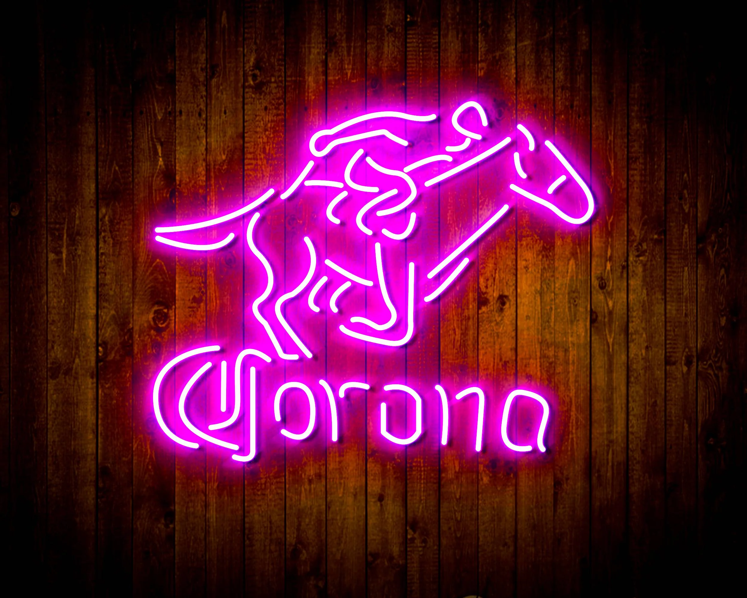 Corona Racing Horse Handmade Neon Flex LED Sign - Image 28
