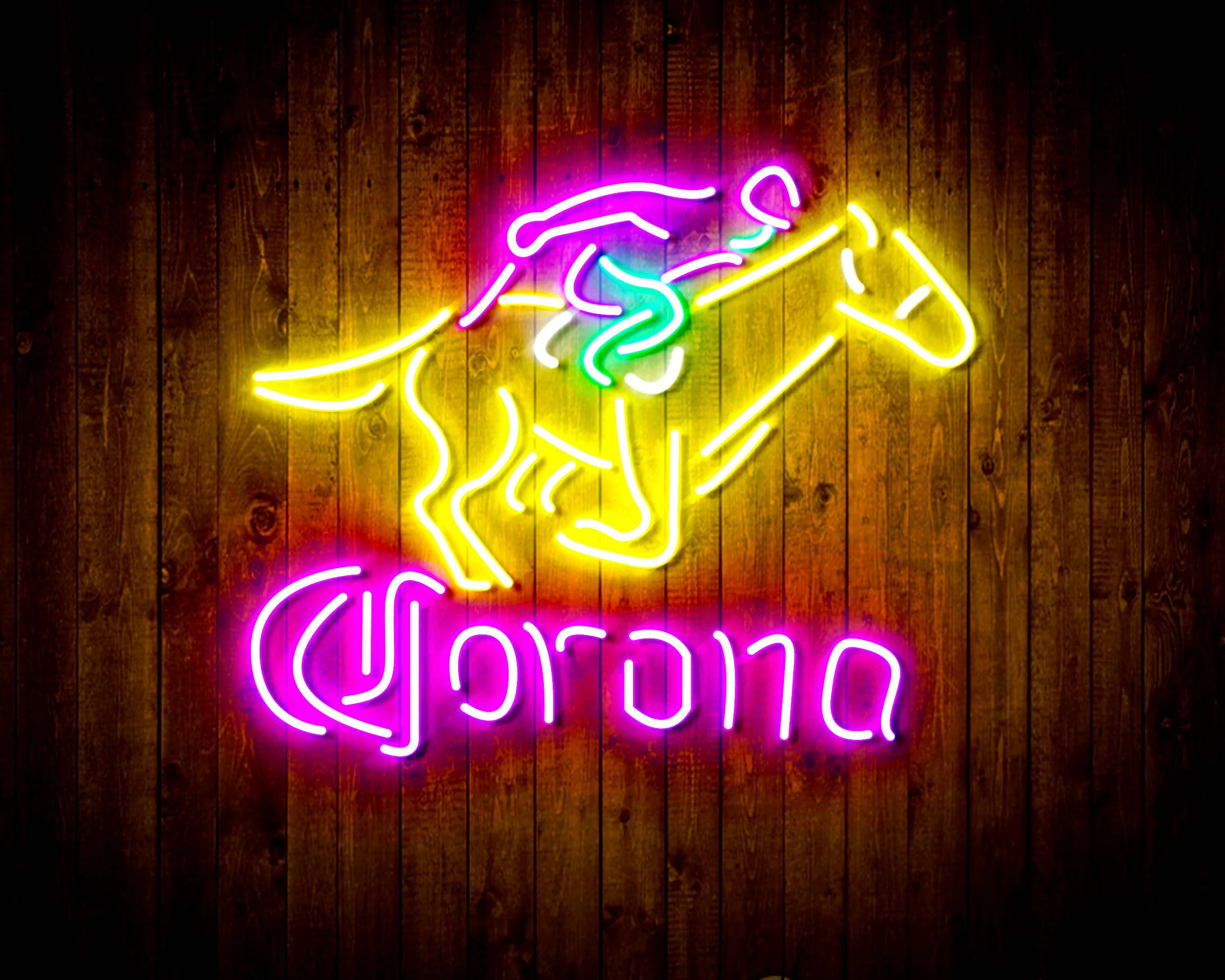 Corona Racing Horse Handmade Neon Flex LED Sign - Image 6