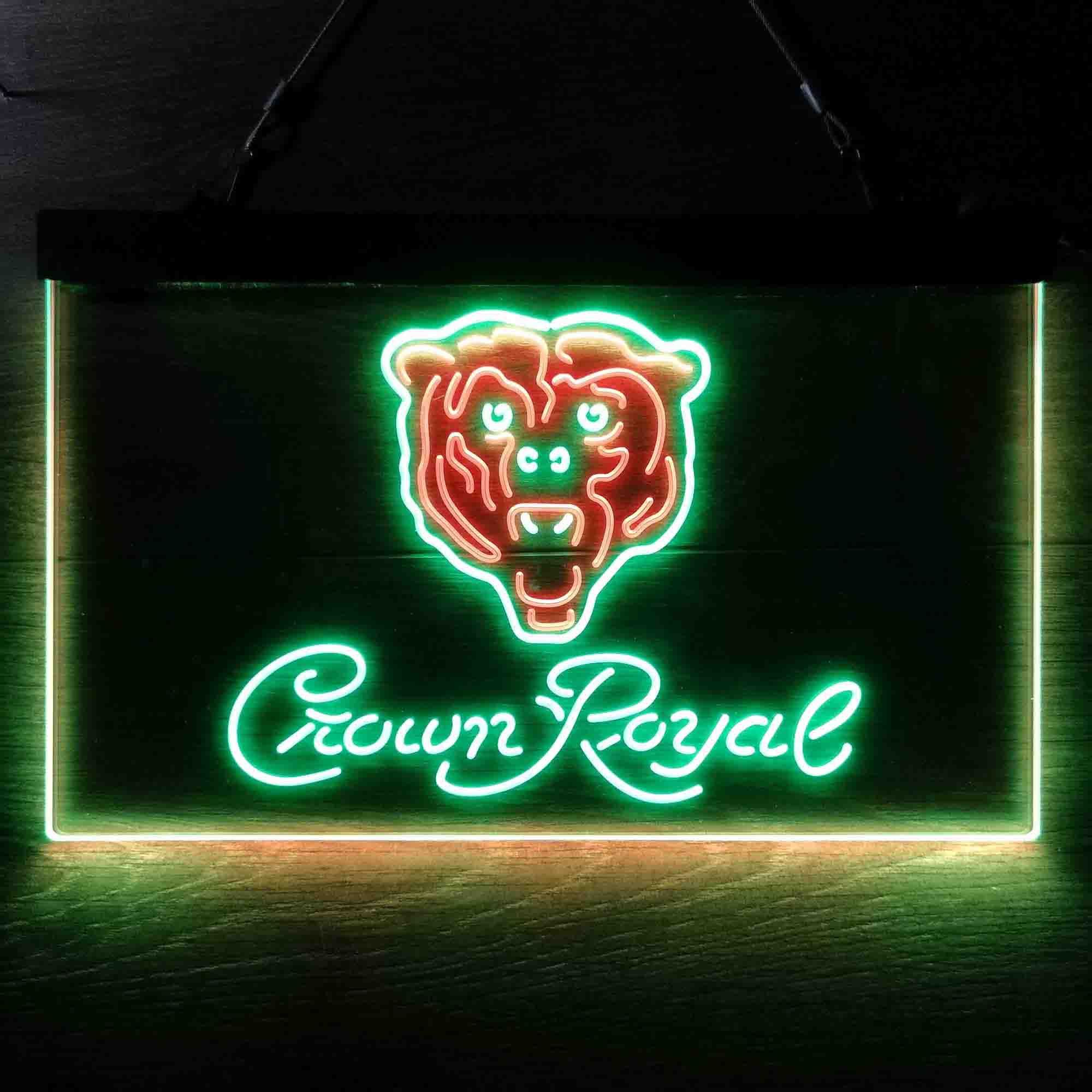Chicago Bears Crown Royal Bar Neon-Like LED Sign - Image 10