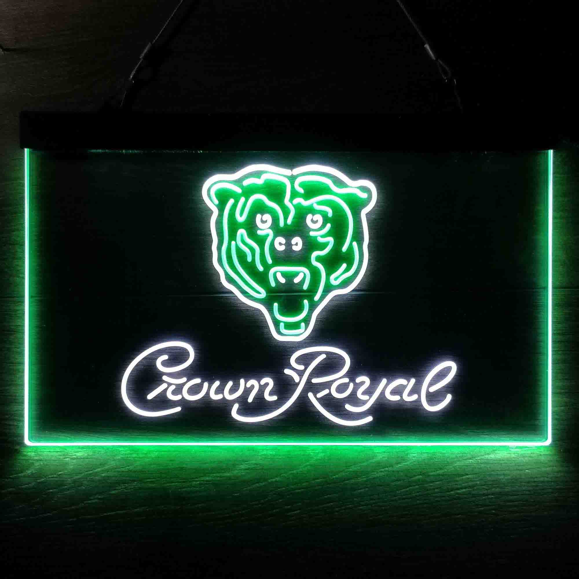 Chicago Bears Crown Royal Bar Neon-Like LED Sign - Image 6