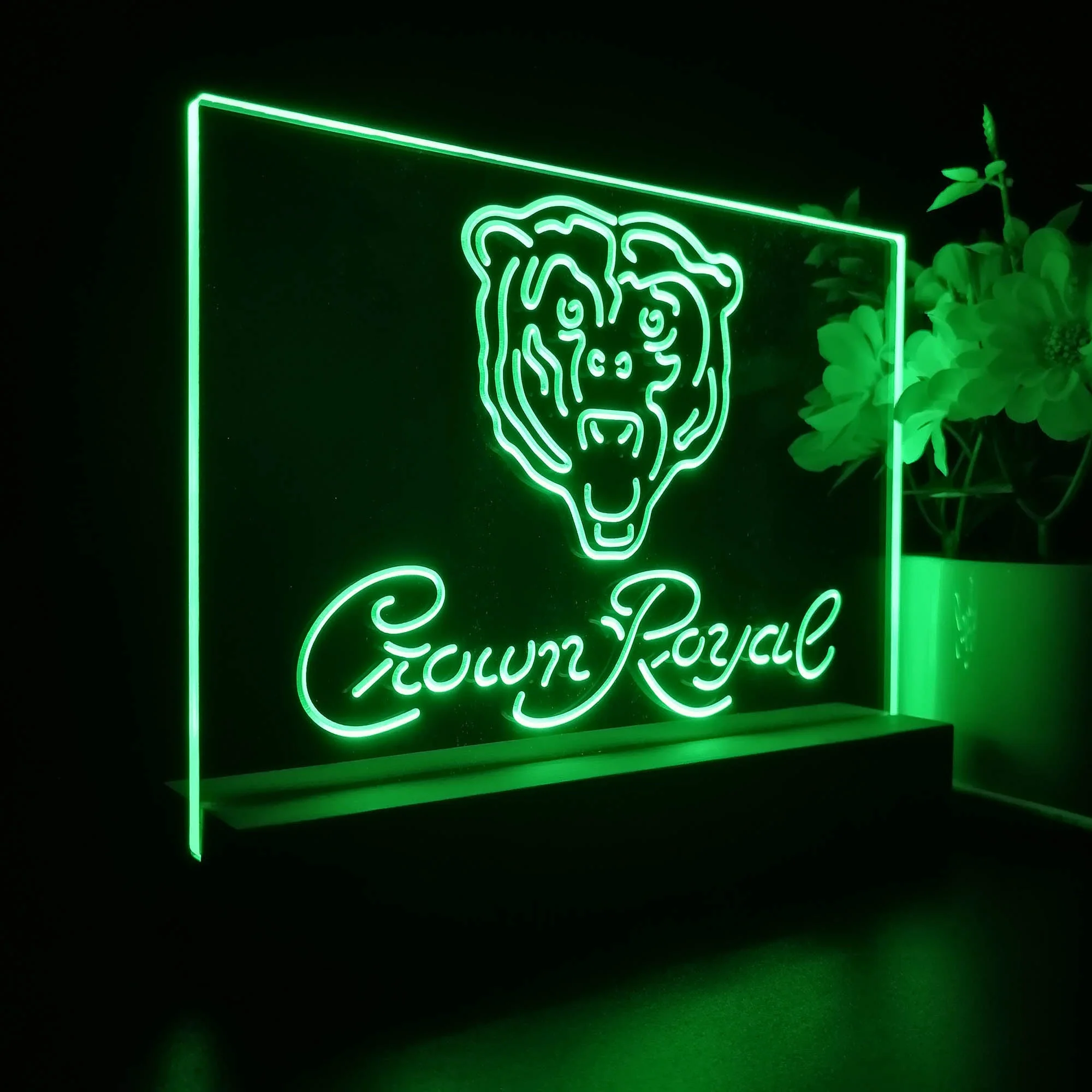 Crown Royal Bar Chicago Bears Est. 1920 Night Light Pub Bar Lamp - Image 5