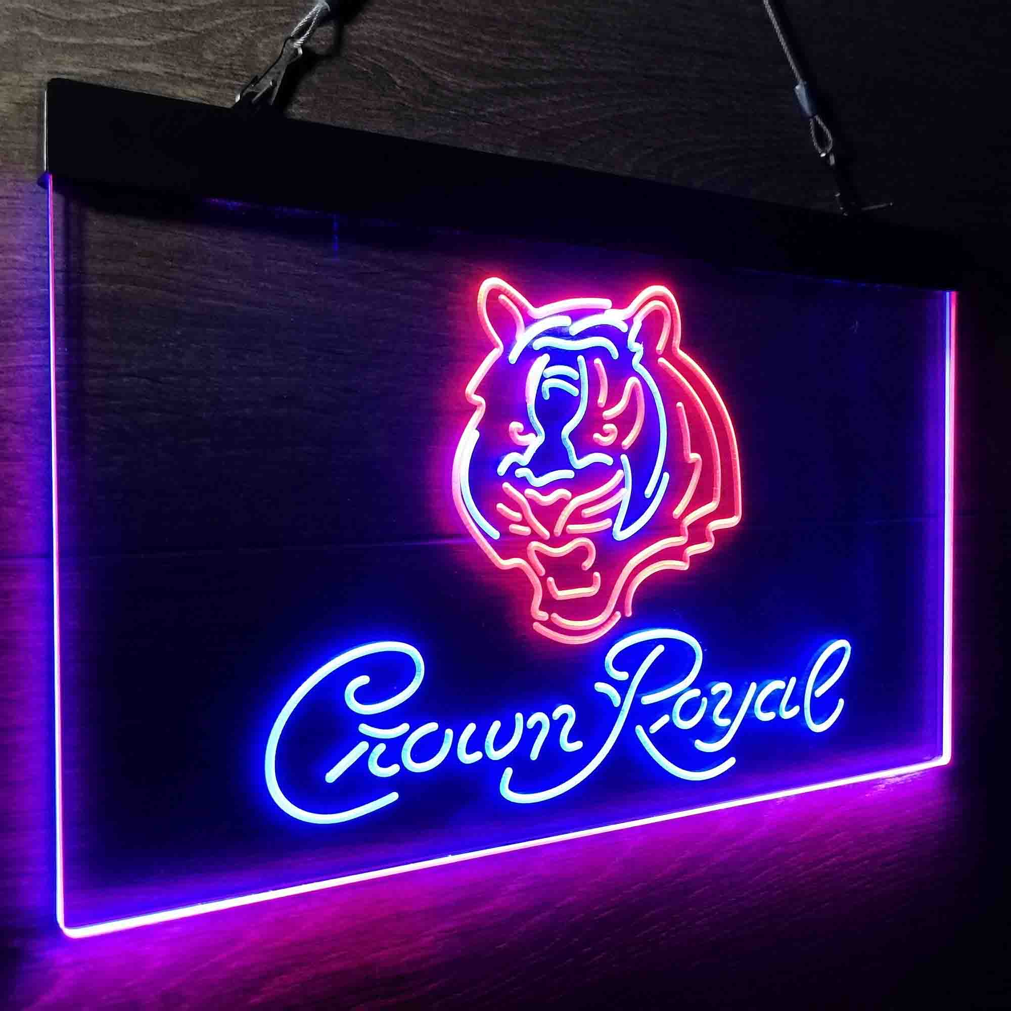 Crown Royal Bar Cincinnati Bengals Est. 1968 Neon-Like LED Sign - Image 15