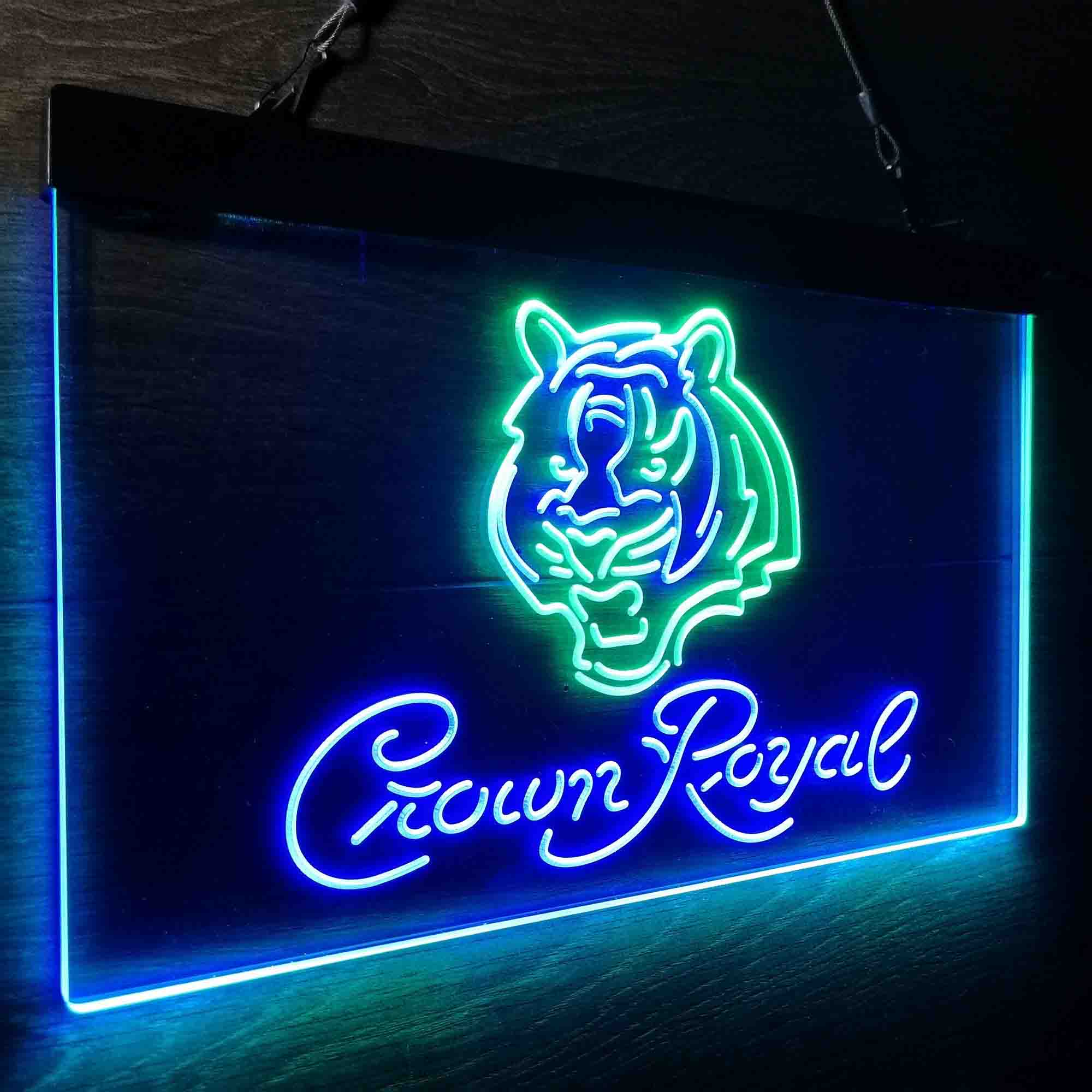 Crown Royal Bar Cincinnati Bengals Est. 1968 Neon-Like LED Sign - Image 17