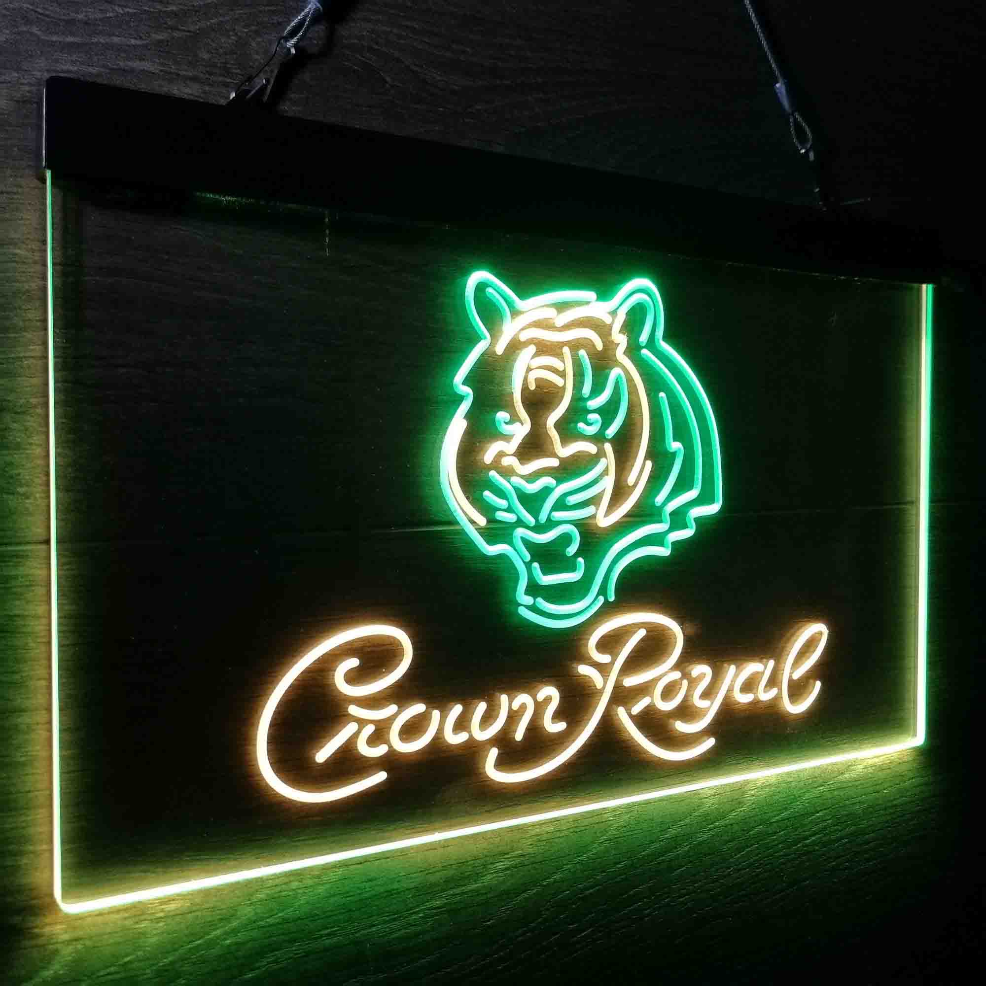 Crown Royal Bar Cincinnati Bengals Est. 1968 Neon-Like LED Sign - Image 18