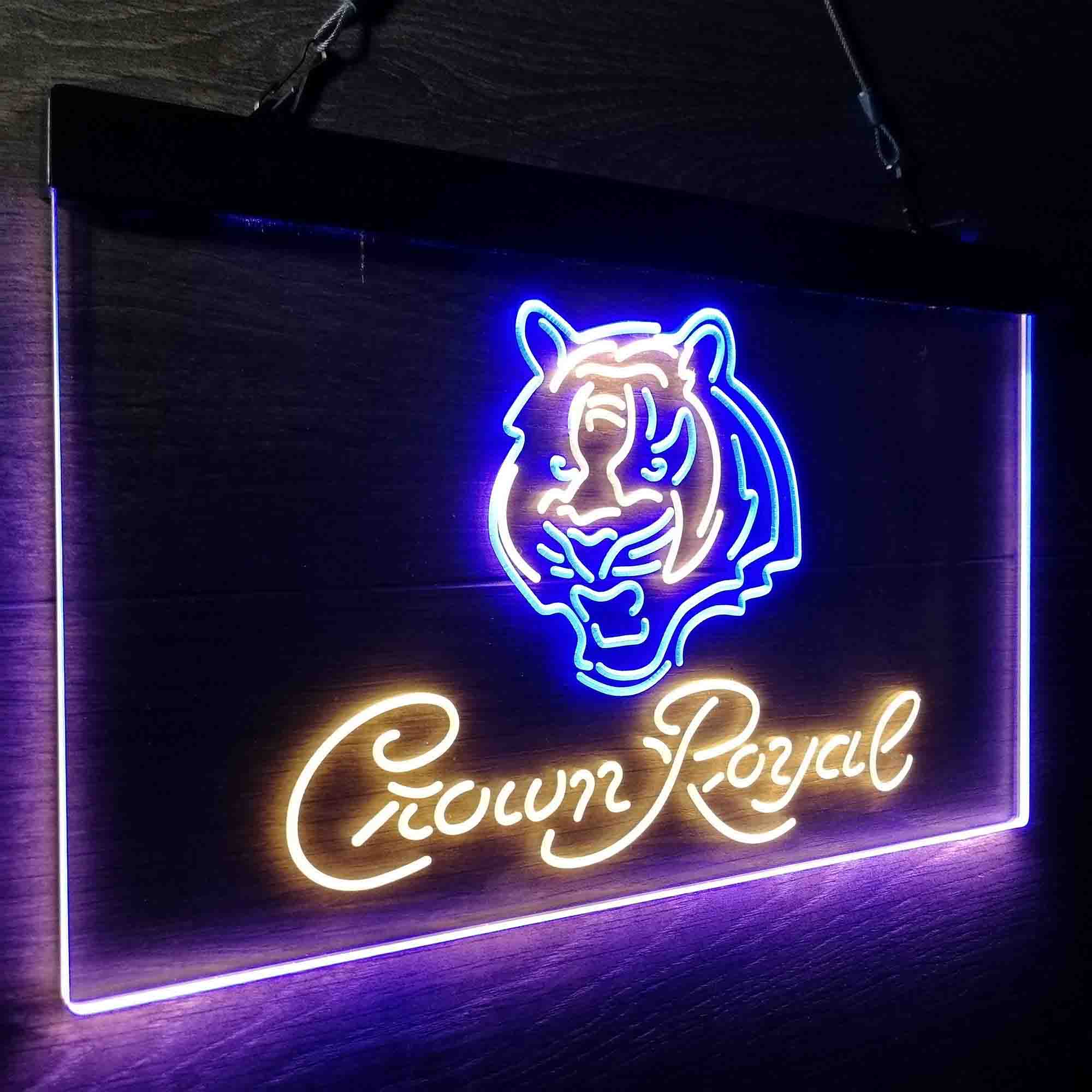 Crown Royal Bar Cincinnati Bengals Est. 1968 Neon-Like LED Sign - Image 20