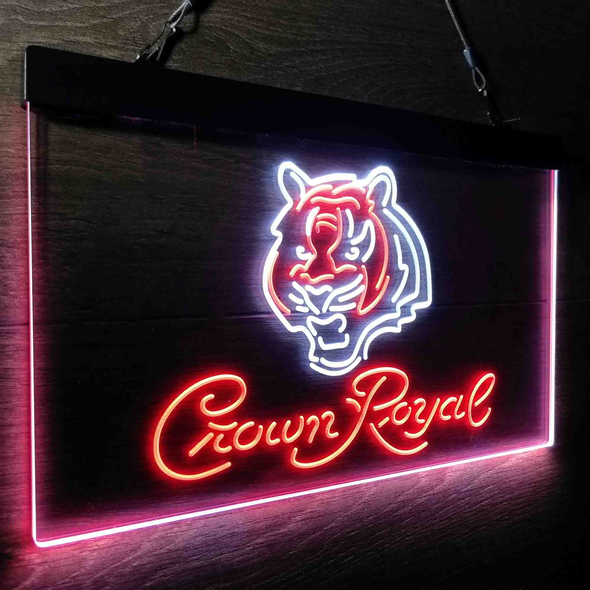 Crown Royal Bar Cincinnati Bengals Est. 1968 Neon-Like LED Sign - Image 22