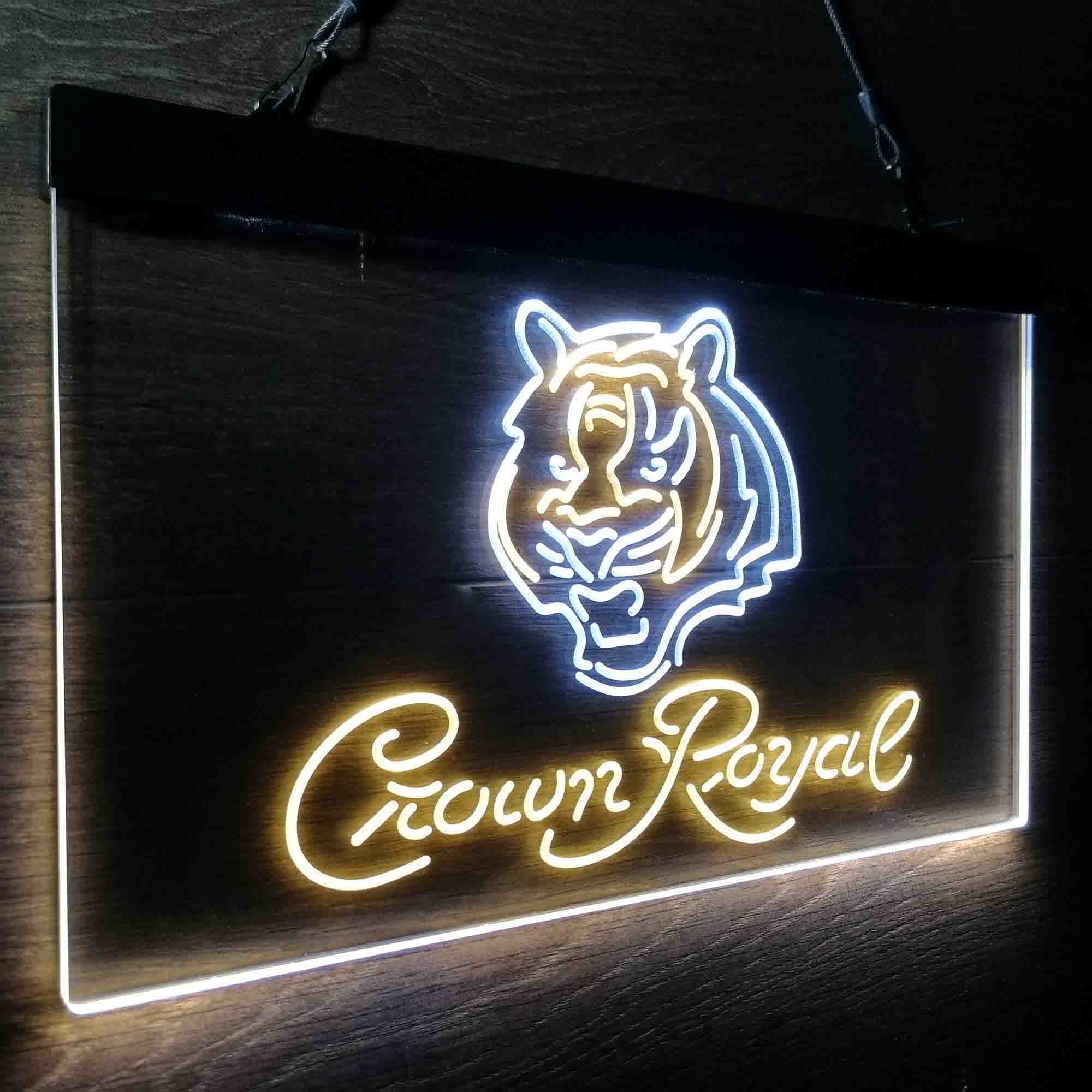 Crown Royal Bar Cincinnati Bengals Est. 1968 Neon-Like LED Sign - Image 26