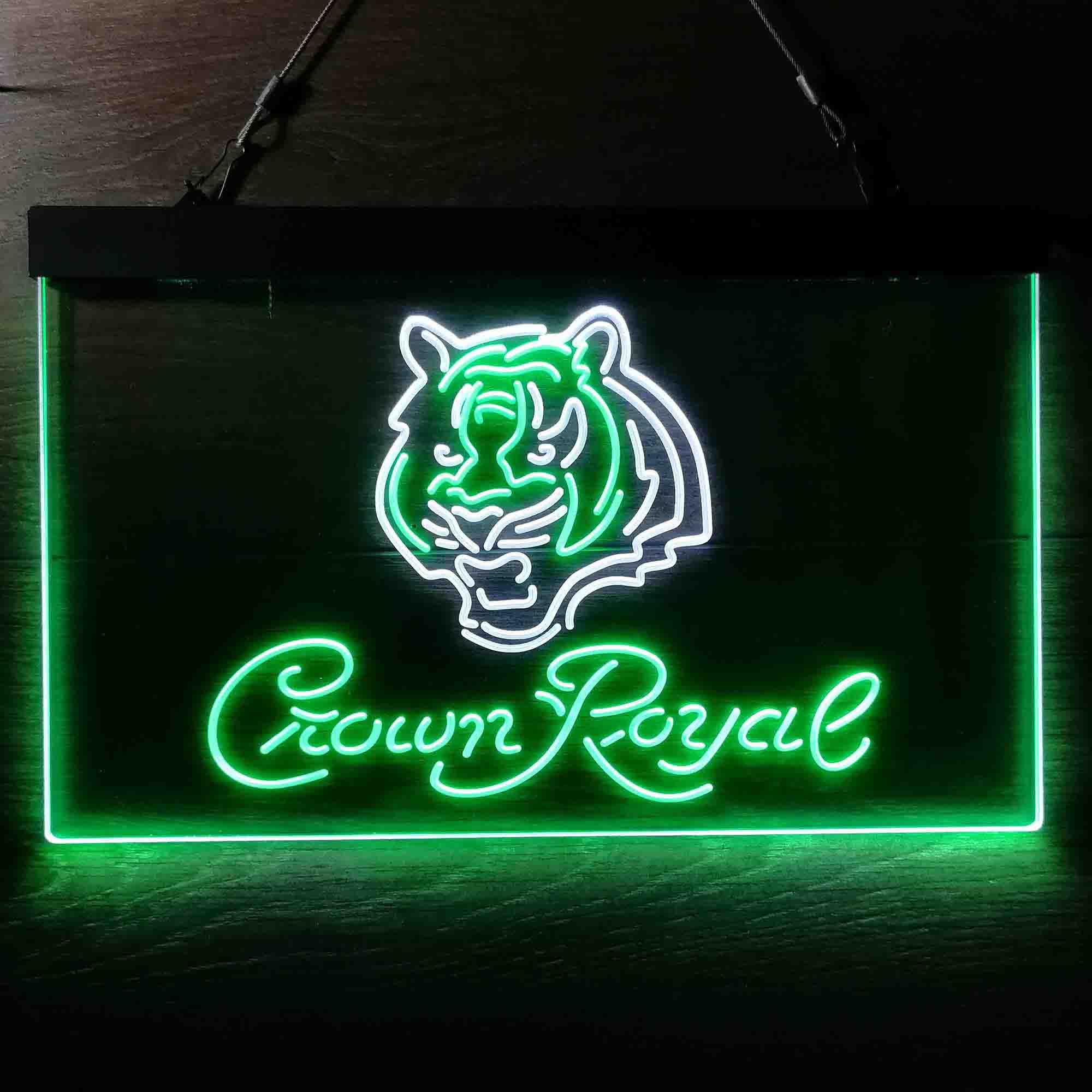 Crown Royal Bar Cincinnati Bengals Est. 1968 Neon-Like LED Sign - Image 3