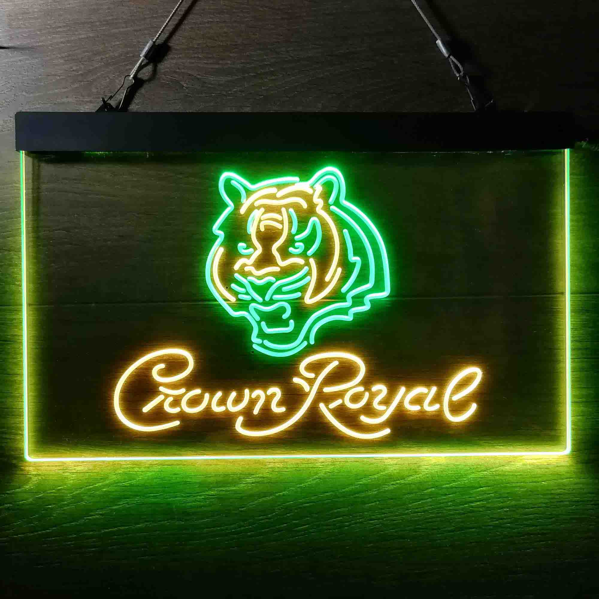 Crown Royal Bar Cincinnati Bengals Est. 1968 Neon-Like LED Sign - Image 5