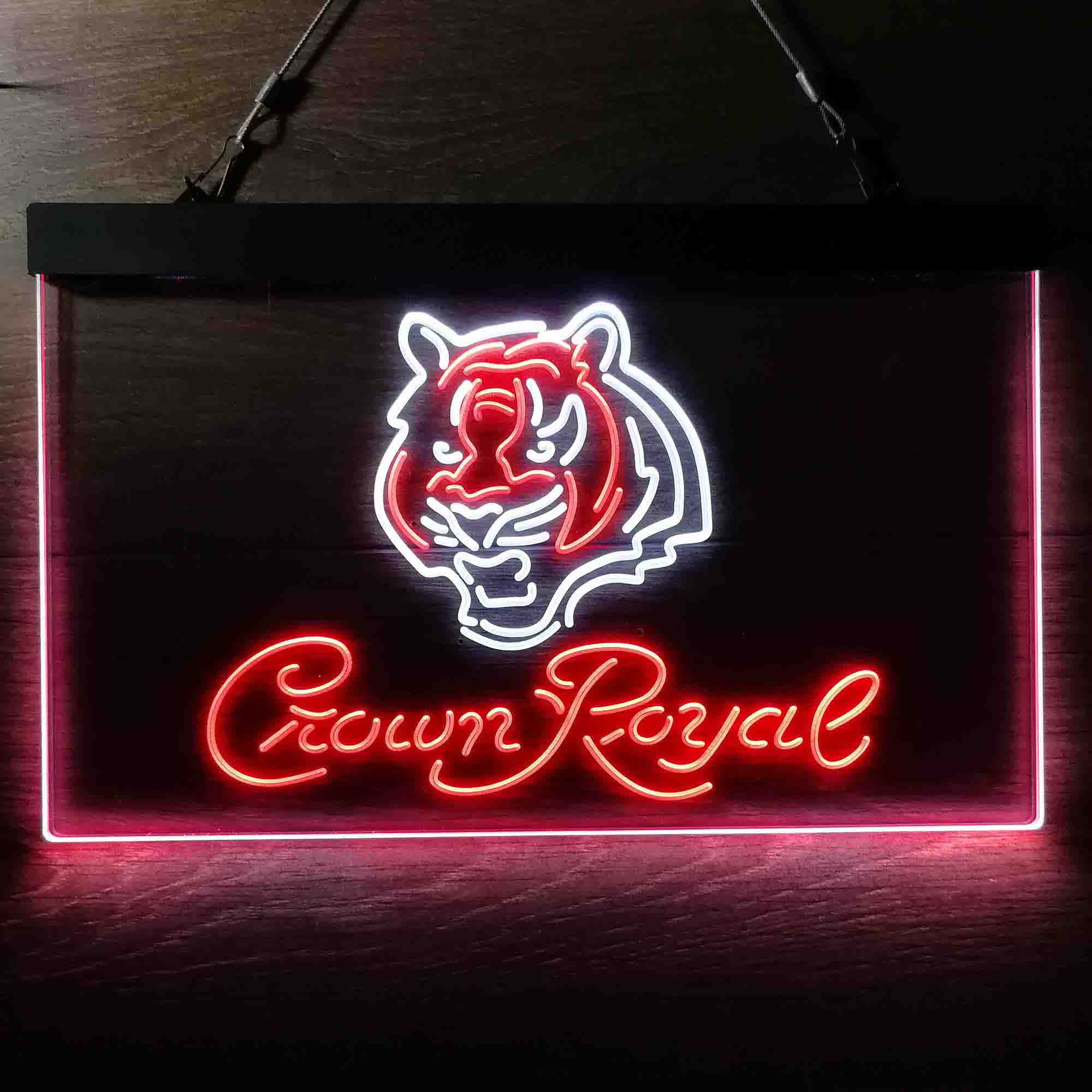 Crown Royal Bar Cincinnati Bengals Est. 1968 Neon-Like LED Sign - Image 9