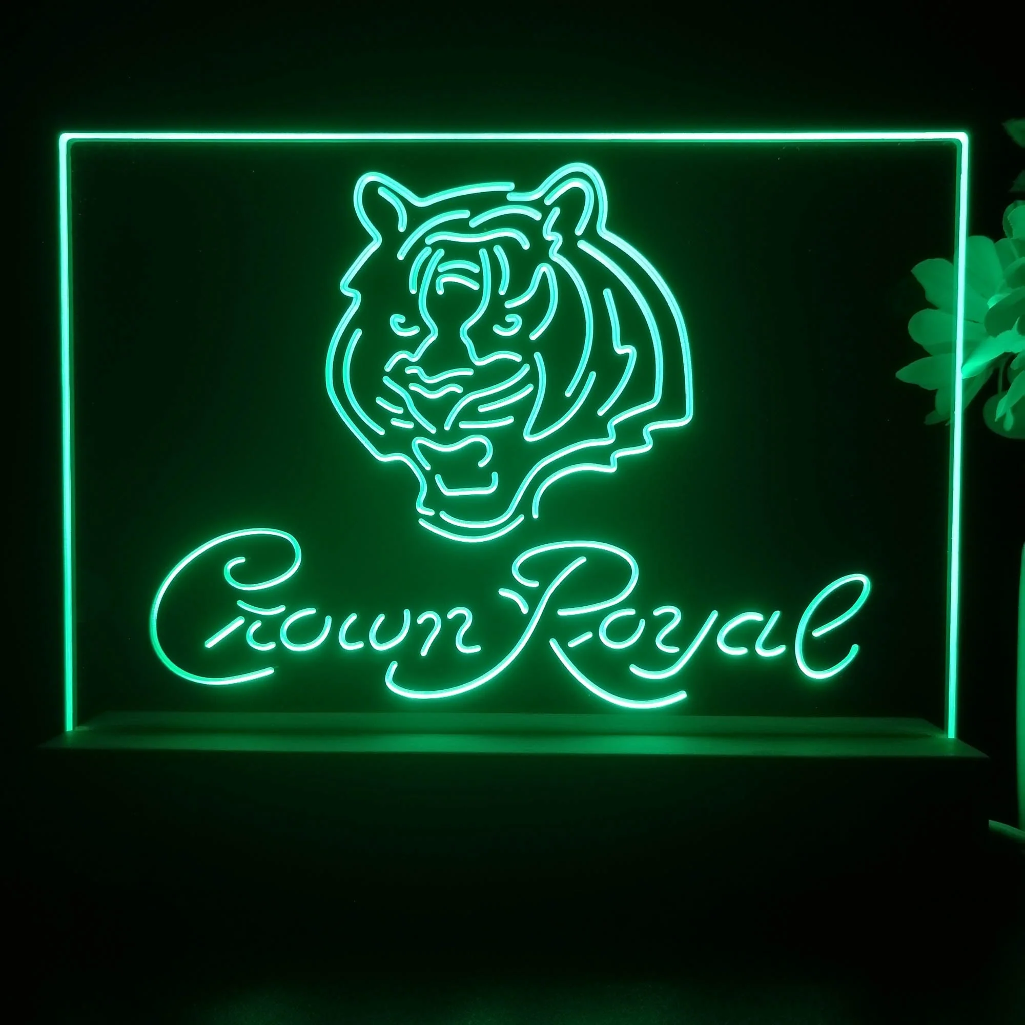Crown Royal Bar Cincinnati Bengals Est. 1968 Night Light Pub Bar Lamp - Image 4