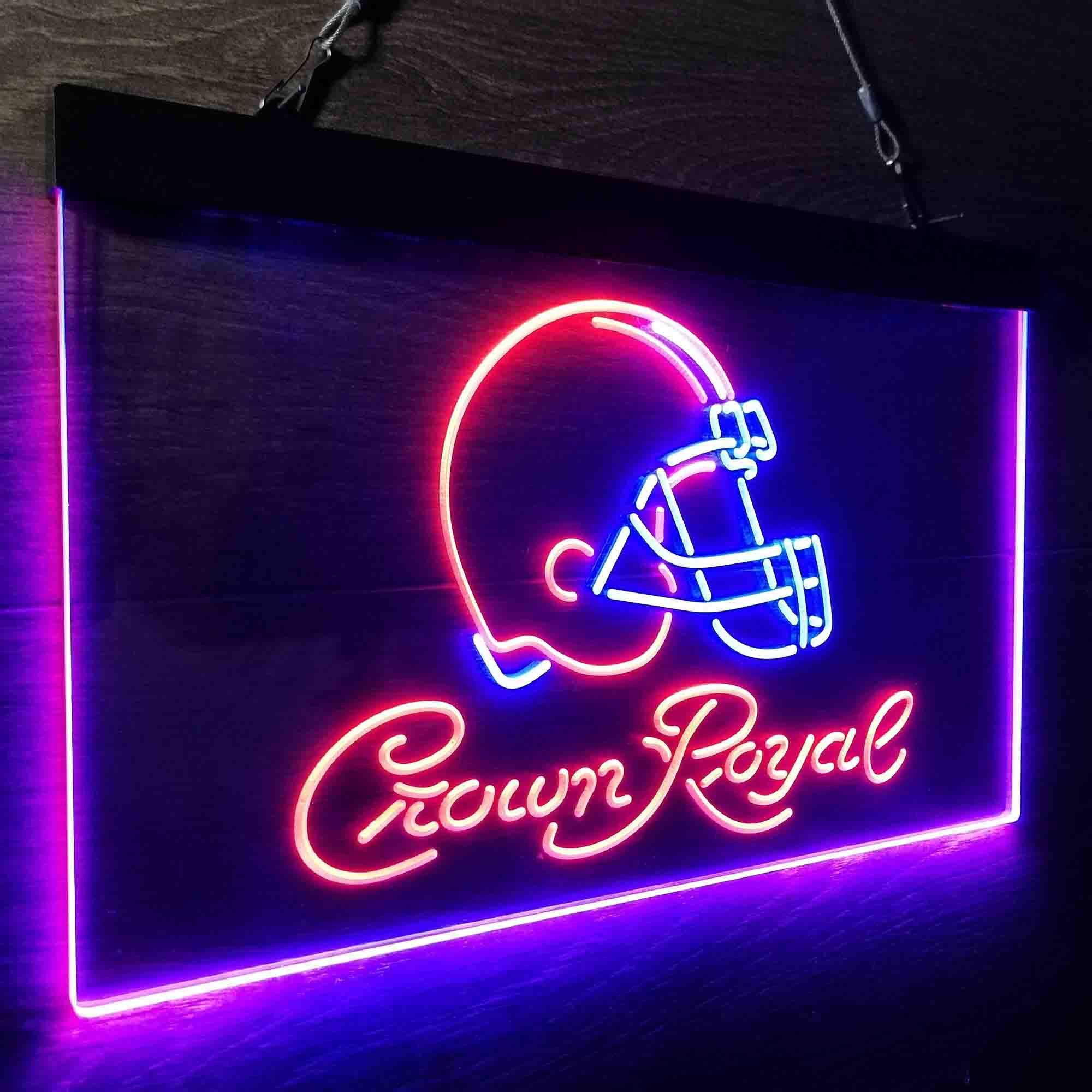 Cleveland Browns Crown Royal Bar Neon-Like LED Sign - Image 25