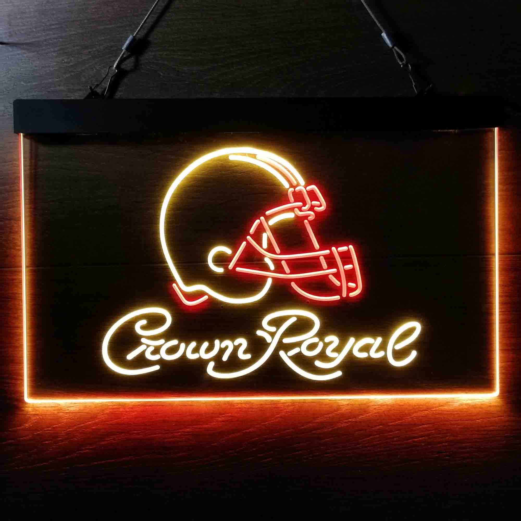 Cleveland Browns Crown Royal Bar Neon-Like LED Sign - Image 4