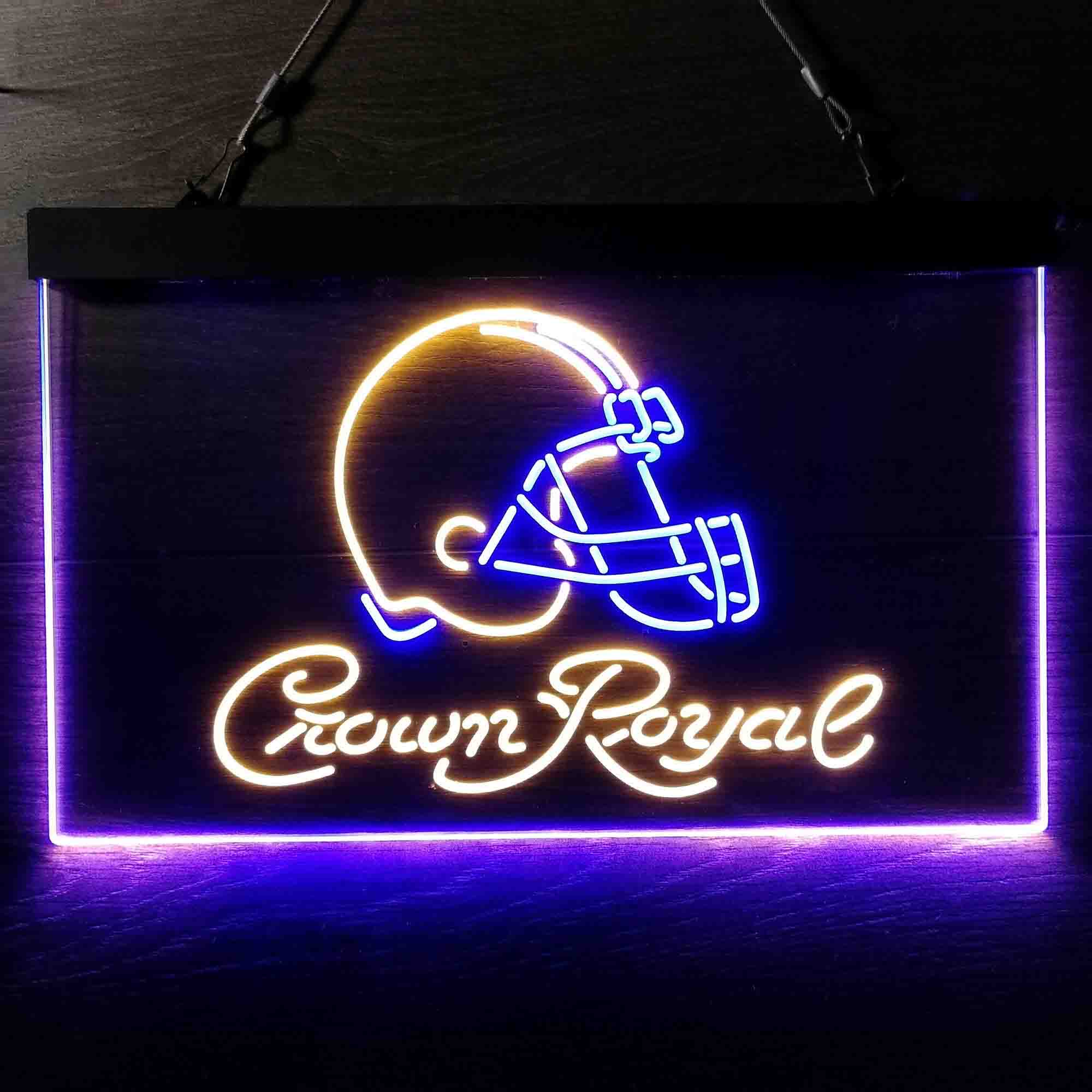 Cleveland Browns Crown Royal Bar Neon-Like LED Sign - Image 5