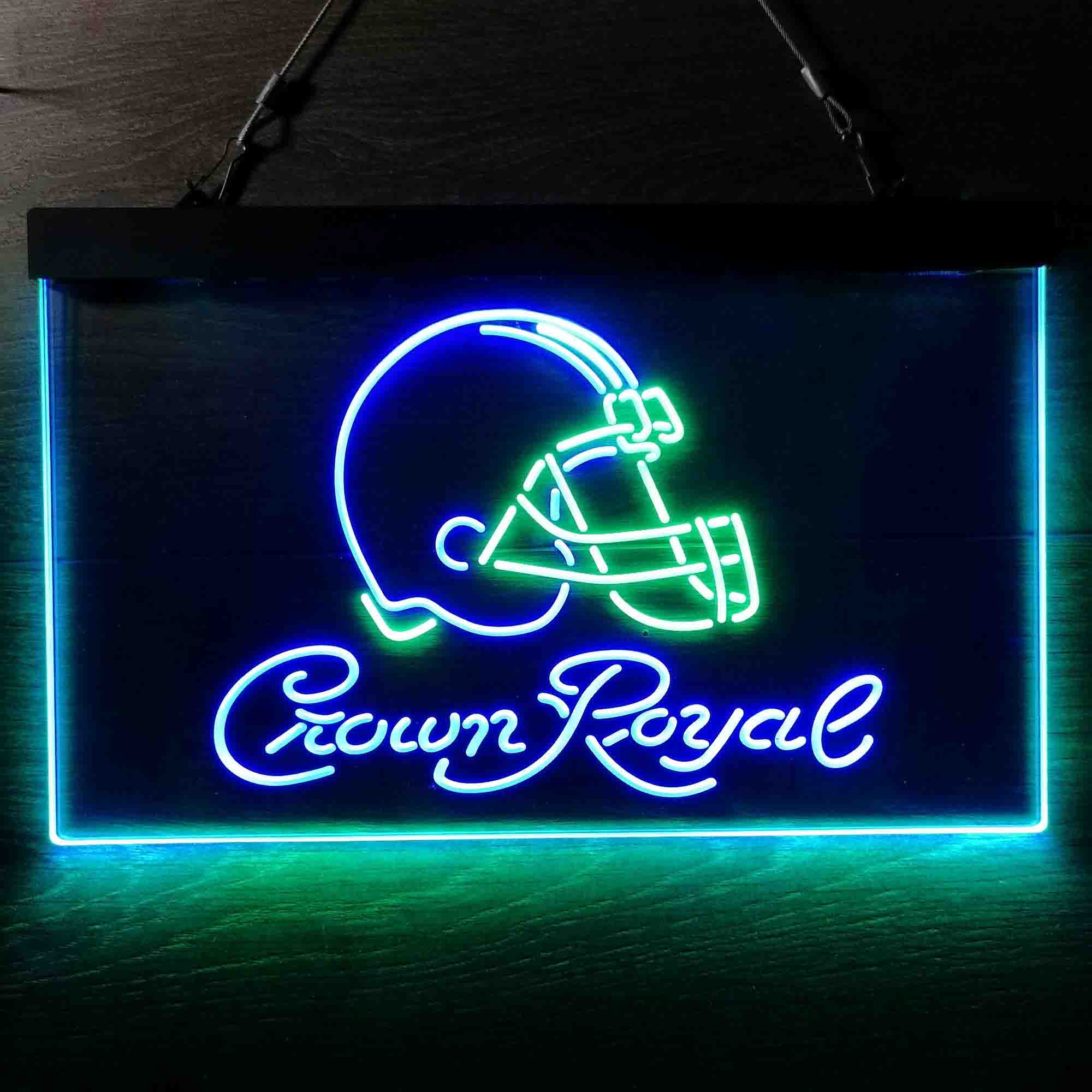 Cleveland Browns Crown Royal Bar Neon-Like LED Sign - Image 9