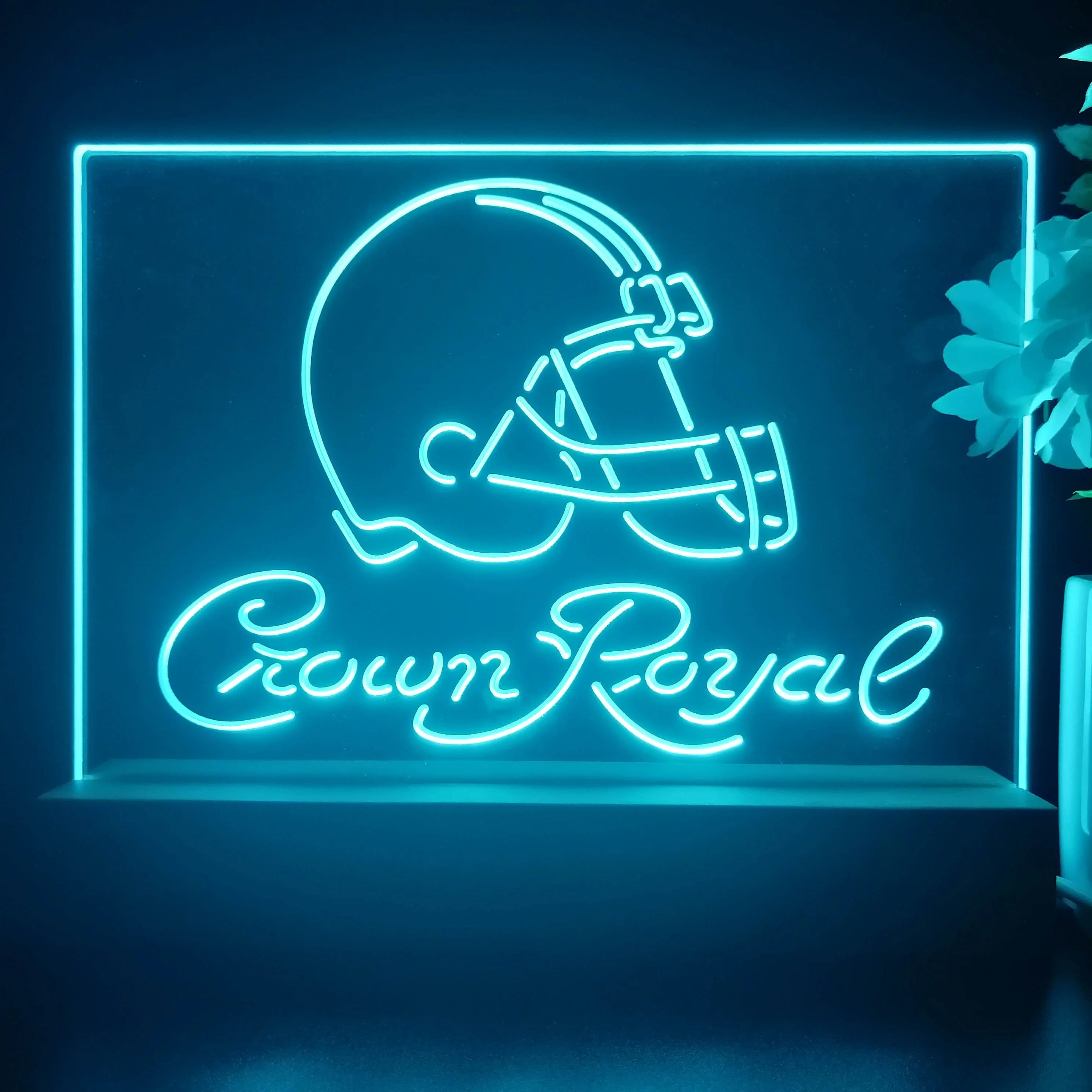 Crown Royal Bar Cleveland Browns Est. 1946 Night Light Pub Bar Lamp - Image 3